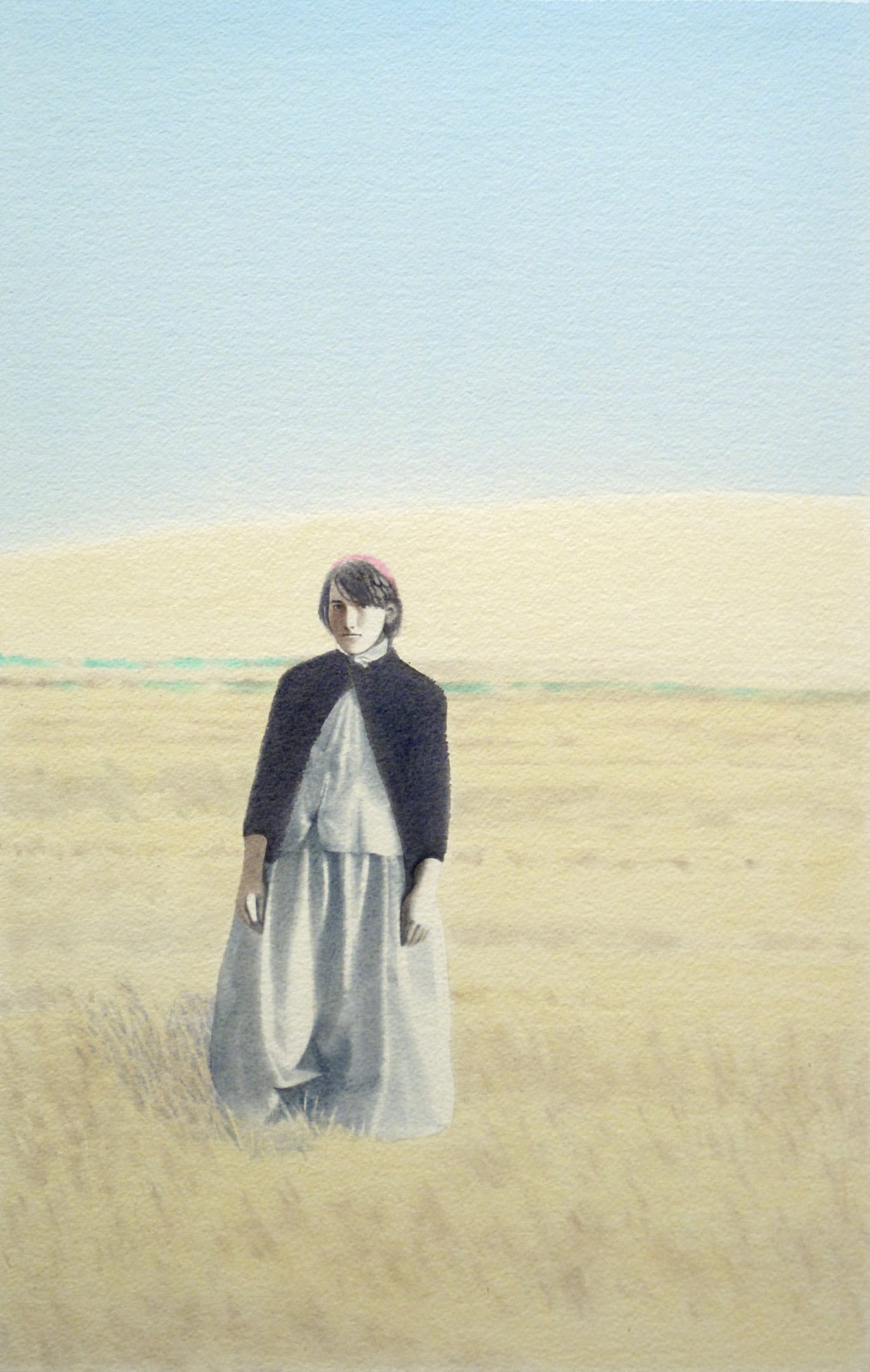 Devin Leonardi Jenny Chrisman, 2009 Acrylic on paper 19 3/4 x 12 1/2 in 50.17 x 31.75 cm