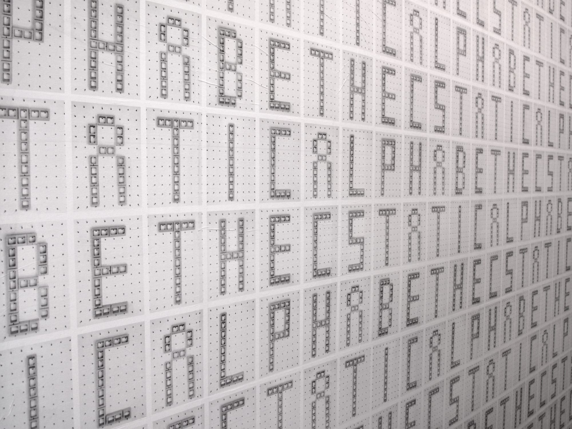 Shannon Ebner Signal Hill, 2010 Installation view