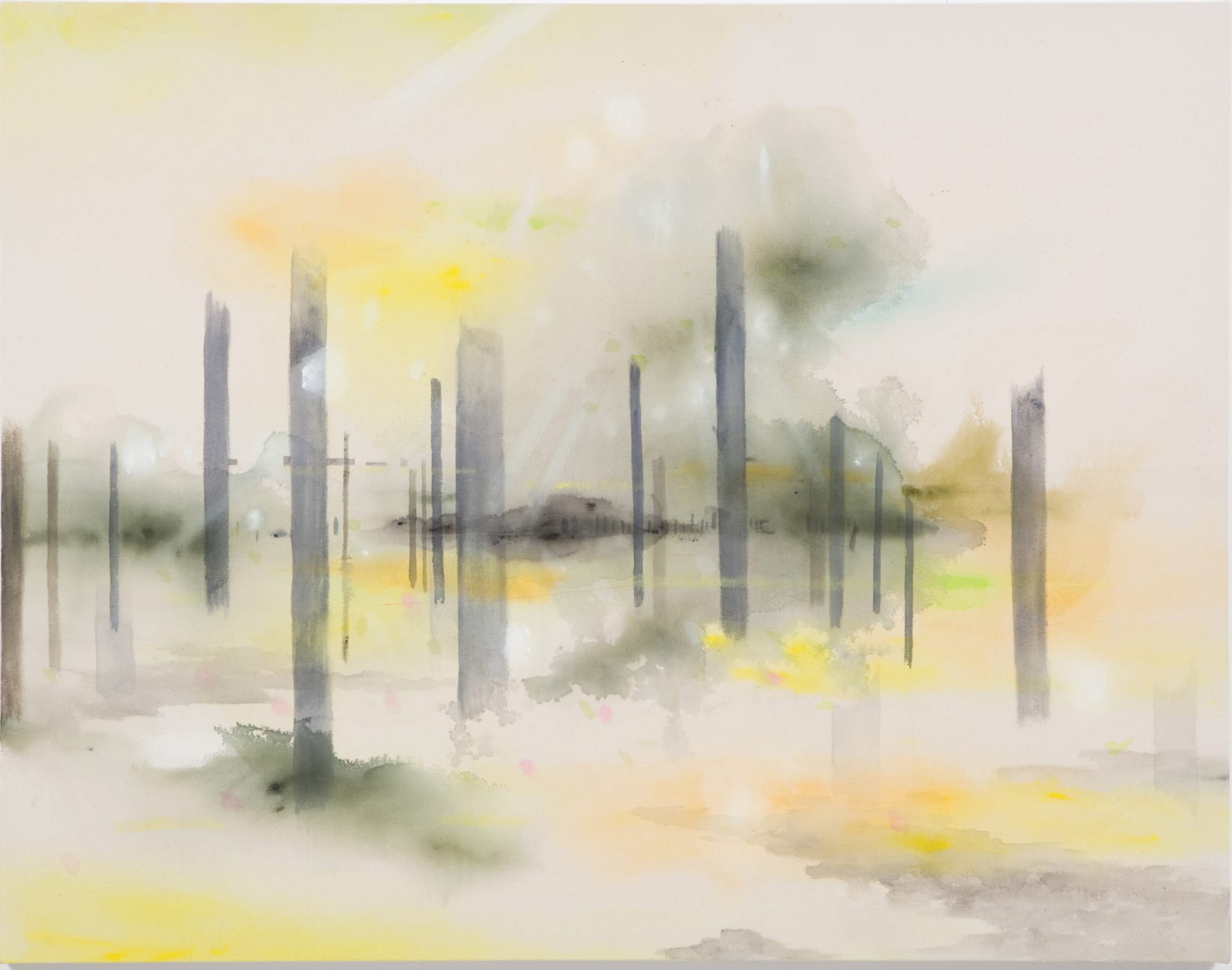 Shinpei Kusanagi confession, 2009 Acrylic on canvas 35 7/8 x 46 in 91.12 x 116.84 cm