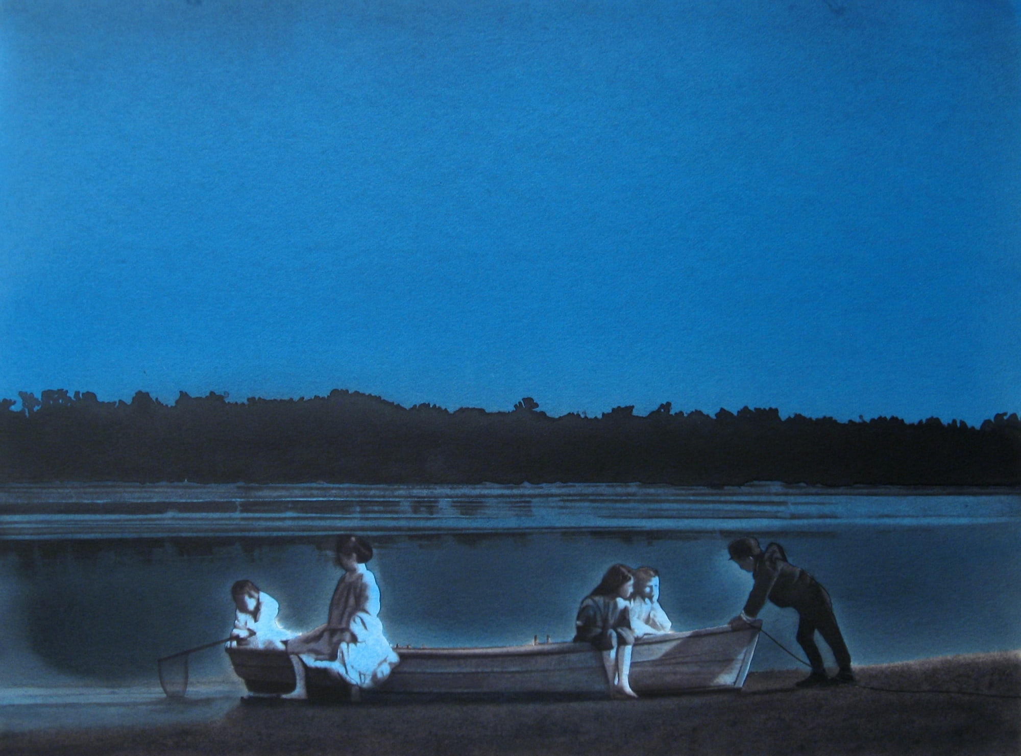 Devin Leonardi Laconia, 2009 Acrylic on paper 20 1/2 x 28 1/2 in 52.07 x 72.39 cm