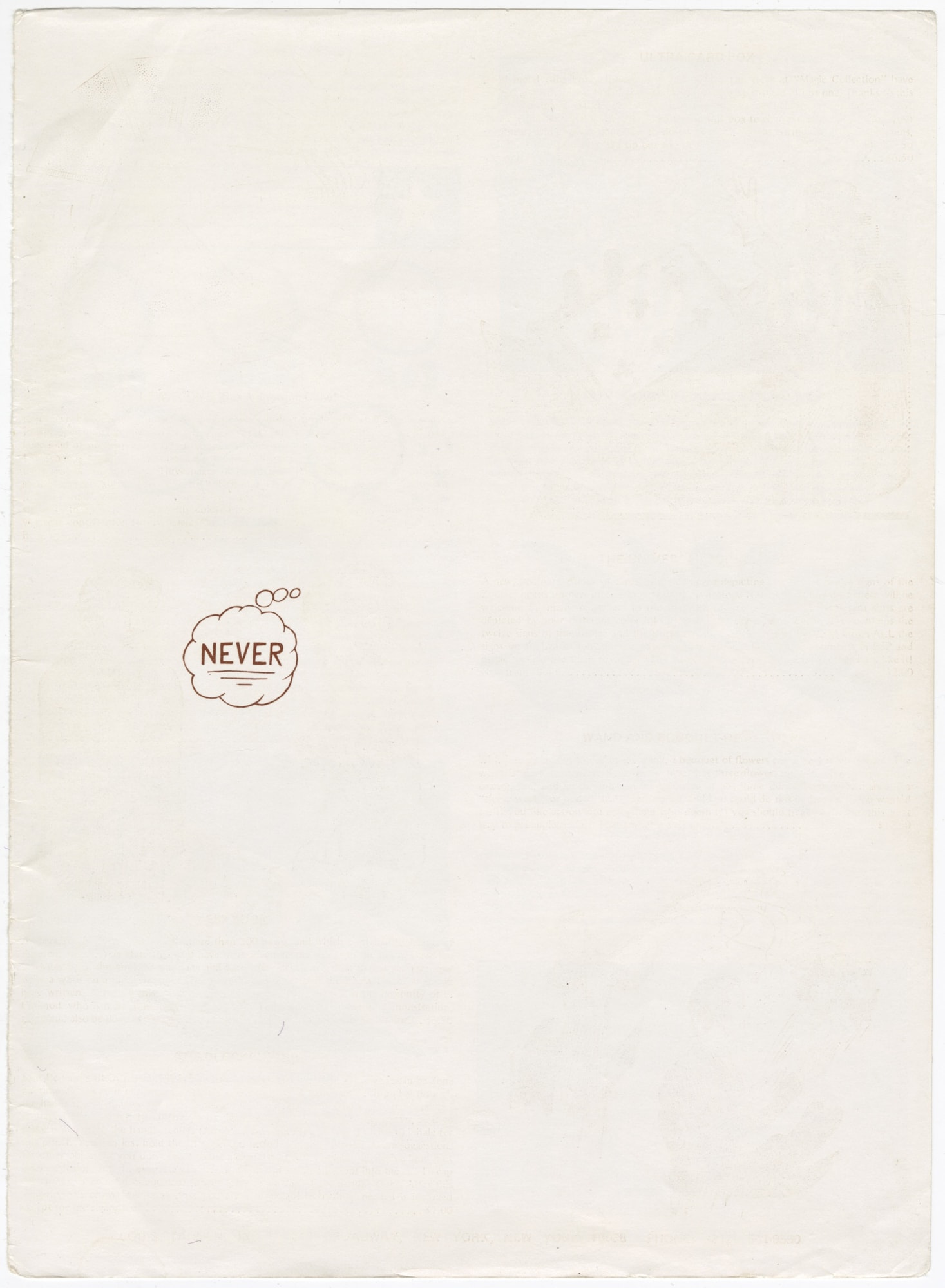 Will Rogan Vedaland Plans (etc...) (detail), 2011 Four altered magazine pages 8 x 11 1/4 in 20.32 x 28.58 cm