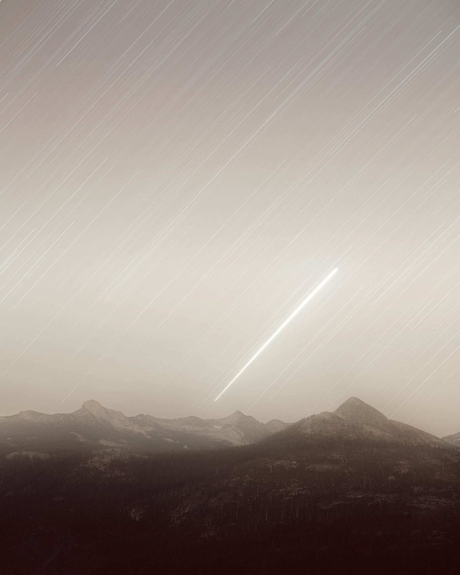Trevor Paglen MILSTAR 6 from Glacier Point (Strategic and Tactical Relay Satellite; USA 169), 2009 C-print 127 x 101.6 cm 50 x 40 in