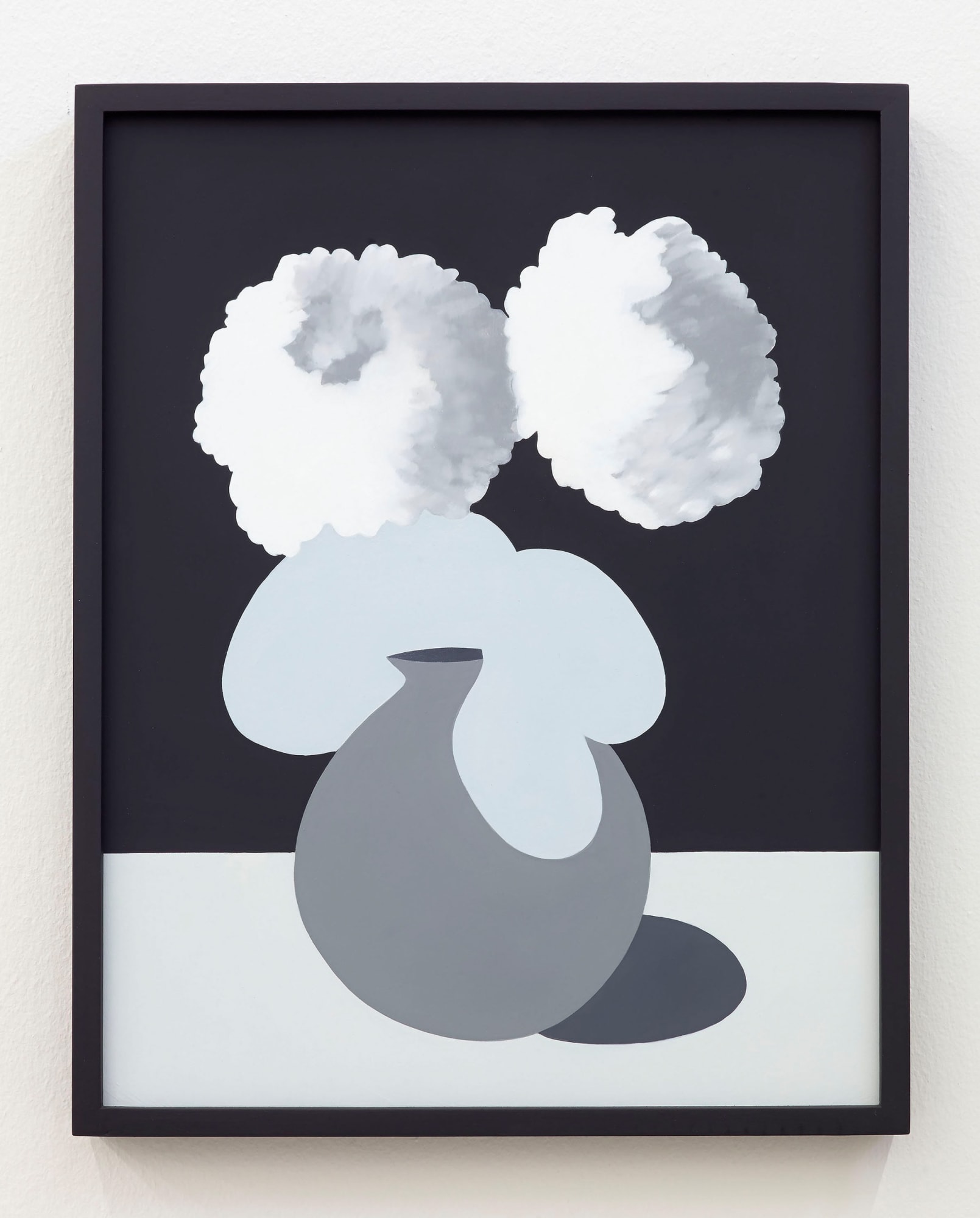 Laeh Glenn Four For 4 #1, 2014 Oil on panel with wood 18 3/4 x 14 3/4 in 47.6 x 37.5 cm