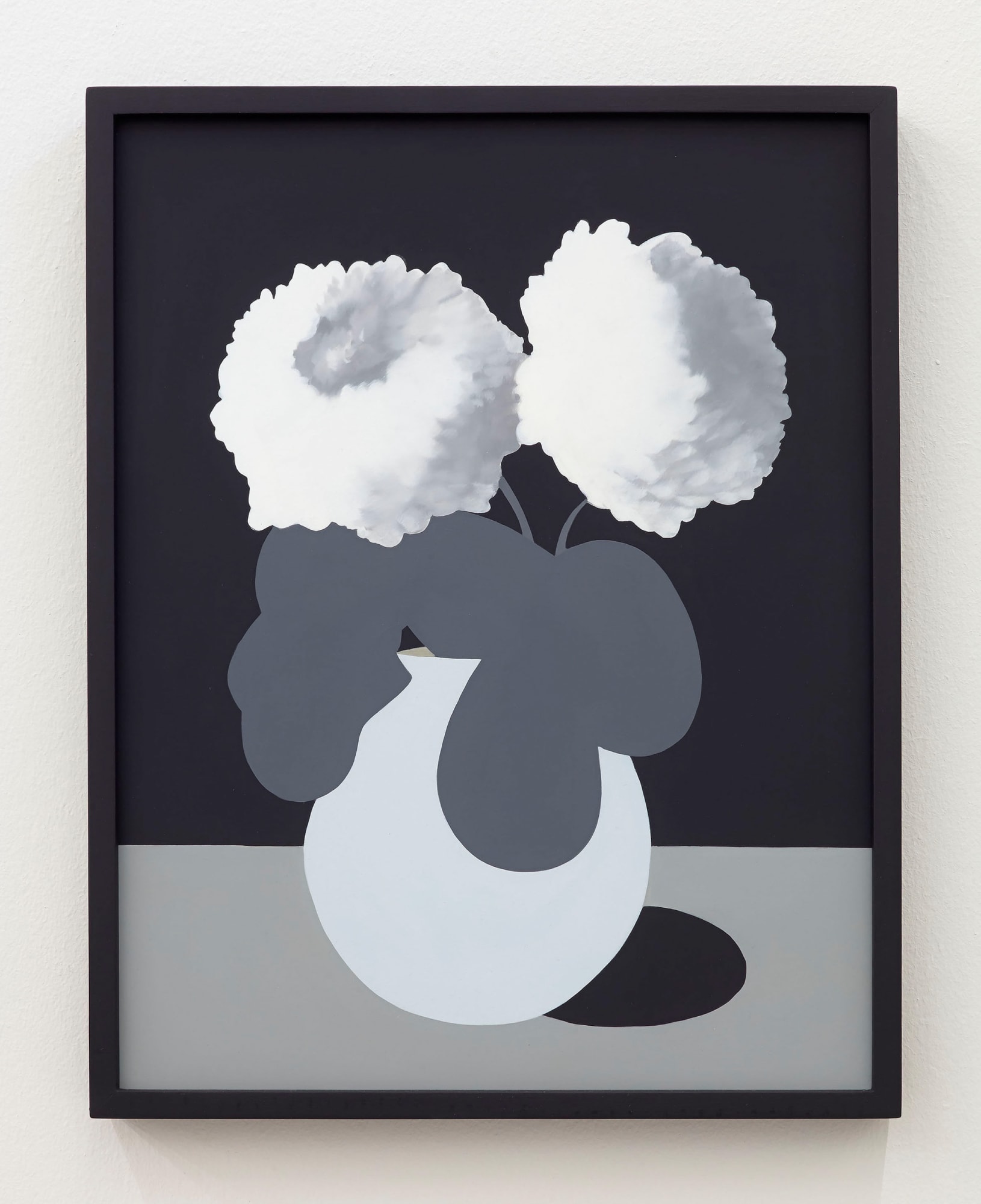 Laeh Glenn Four For 4 #2, 2014 Oil on panel with wood 18 3/4 x 14 3/4 in 47.6 x 37.5 cm