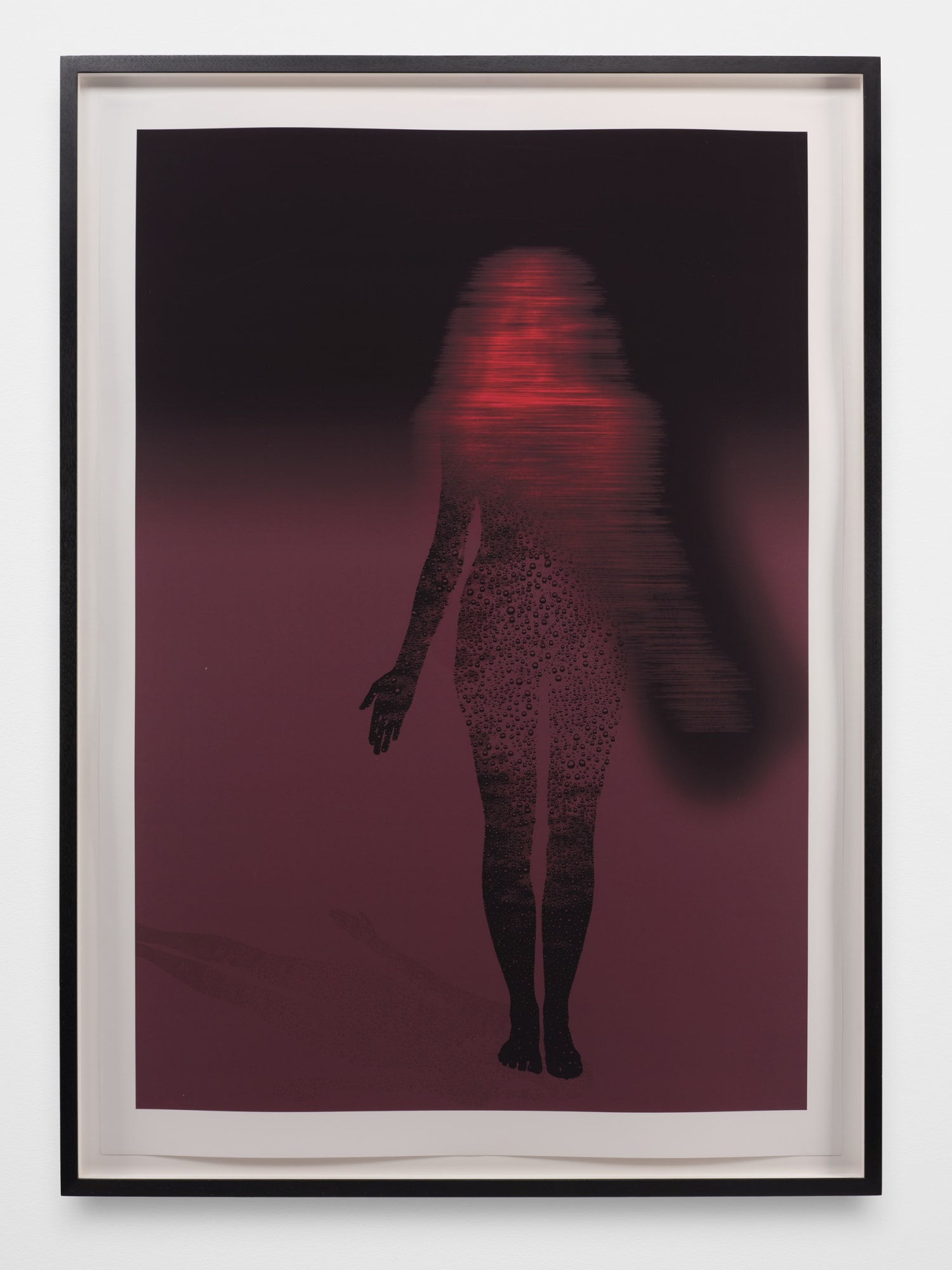 Lynn Hershman Leeson Water Woman Red/Violet Shadow, 2004 Digital print Framed: 48 1/2 x 34 7/8 in 123.2 x 88.6 cm Edition of 8 plus 1 AP