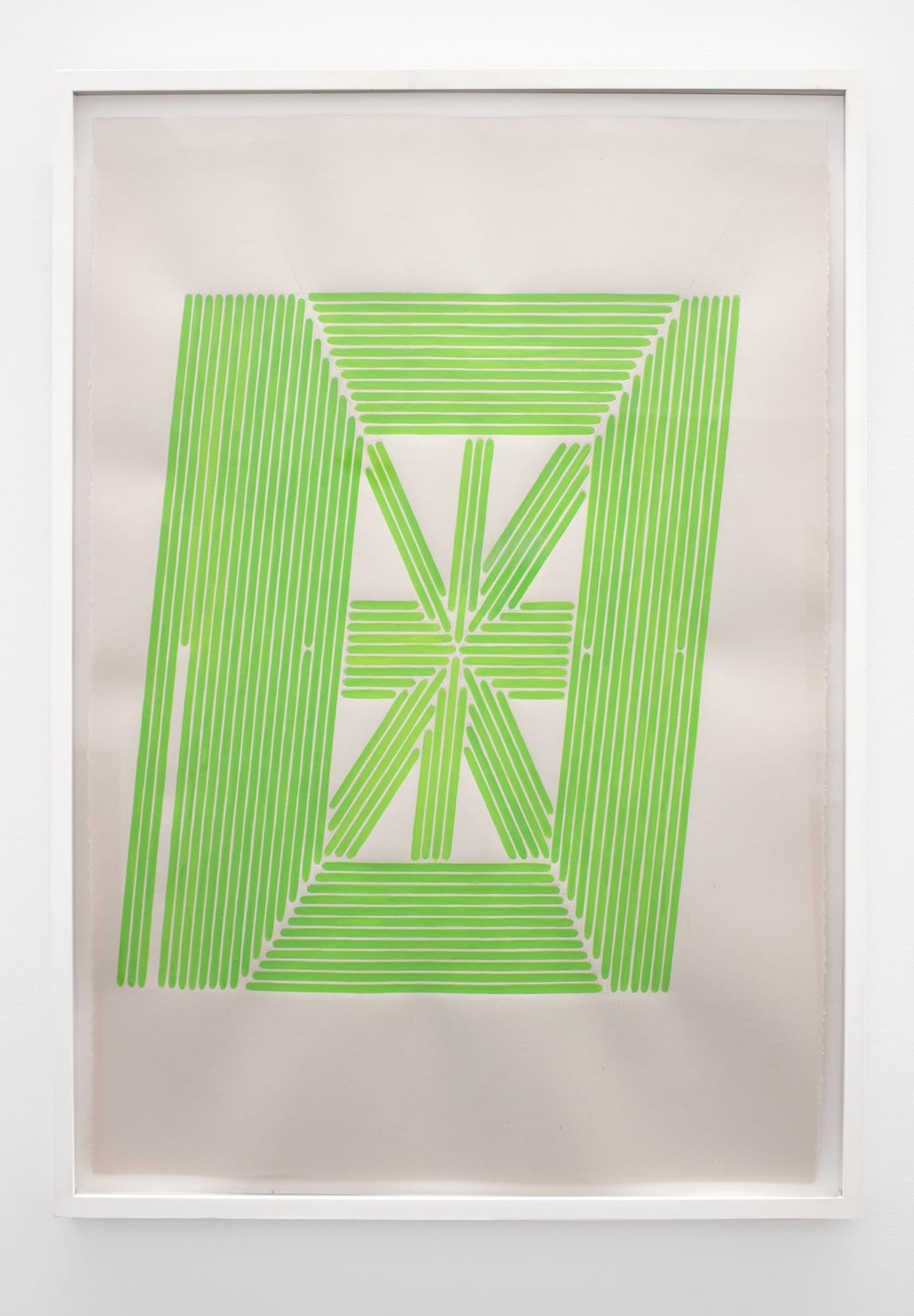 Tauba Auerbach The Whole Alphabet, 2005 Gouache on paper 30 x 22 in 76.2 x 55.9 cm