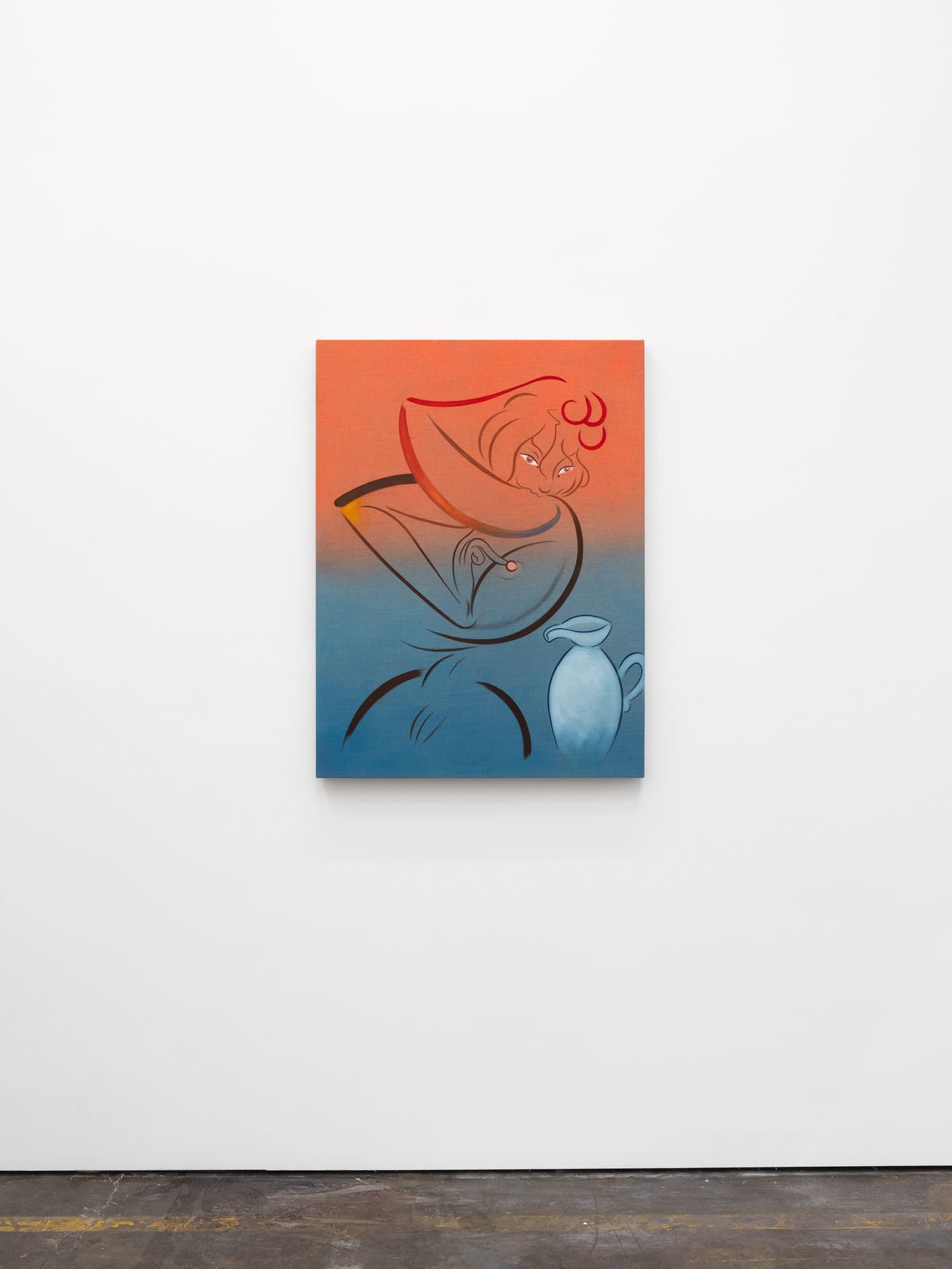 Koak To Be Touched, 2020 Signed and dated on verso Acrylic, pigment, pastel, chalk and graphite on linen 30 x 40 in 76.2 x 101.6 cm