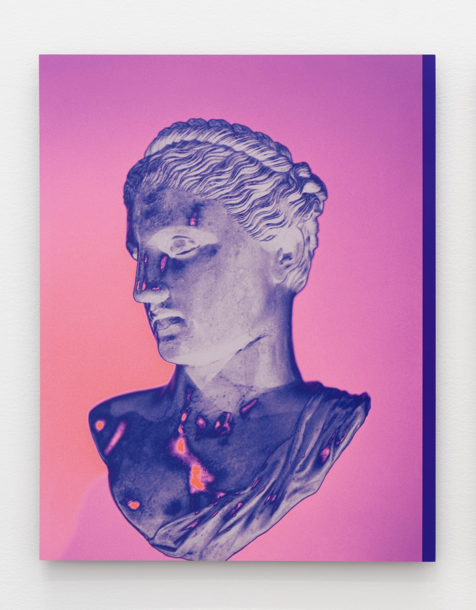 Sara VanDerBeek Roman Woman XXI, 2019 Dye sublimation print on aluminum mounted on plexiglas 20 x 15 3/4 in 50.8 x 40 cm