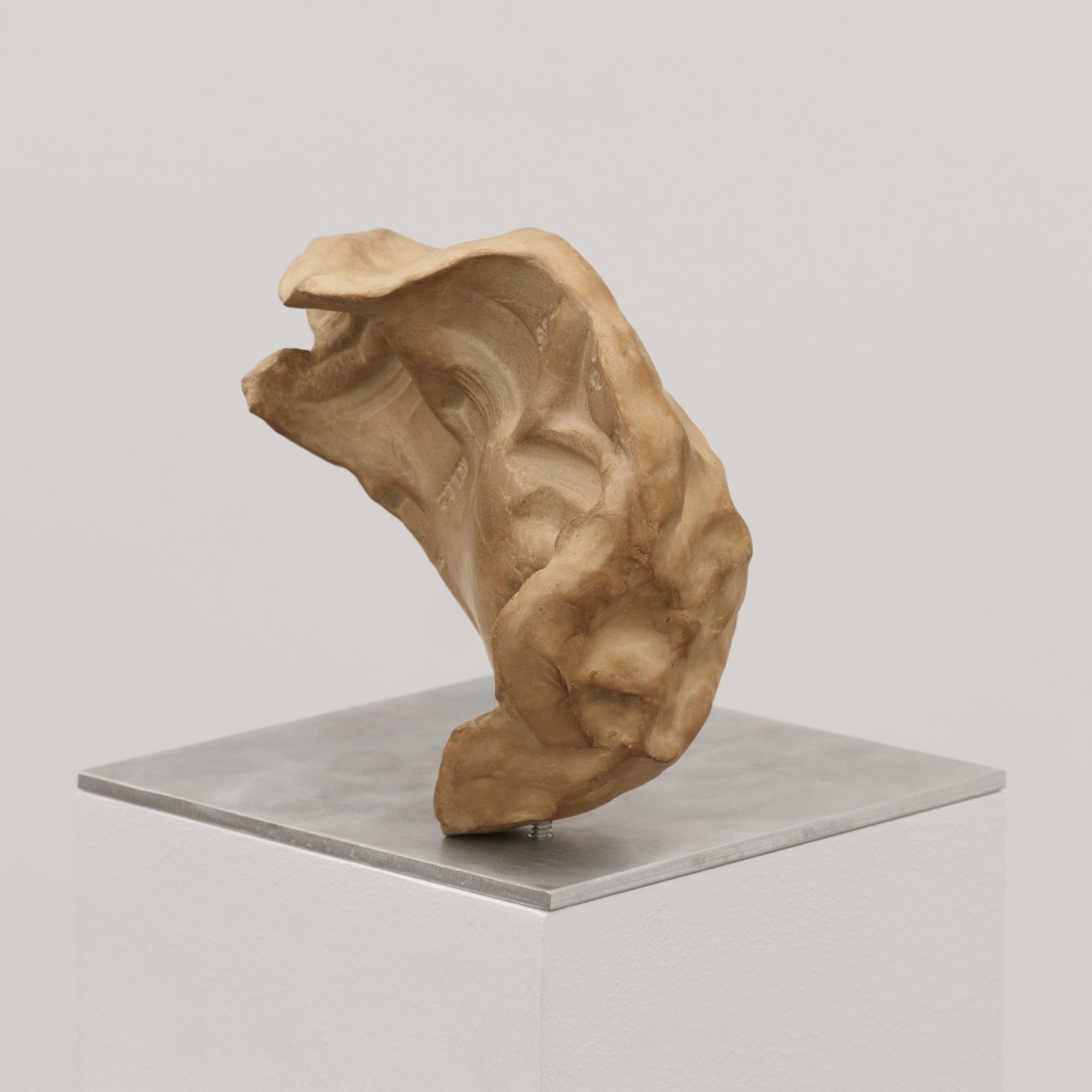 Zarouhie Abdalian Clutch (viii), 2018 Paper clay, smoke, wax 6 x 4 x 3 1/4 in 15.2 x 10.2 x 8.3 cm