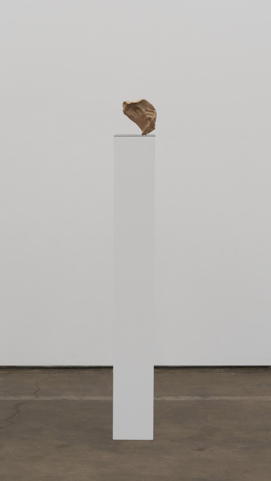 Zarouhie Abdalian Clutch (viii), 2018 Paper clay, smoke, wax 6 x 4 x 3 1/4 in 15.2 x 10.2 x 8.3 cm