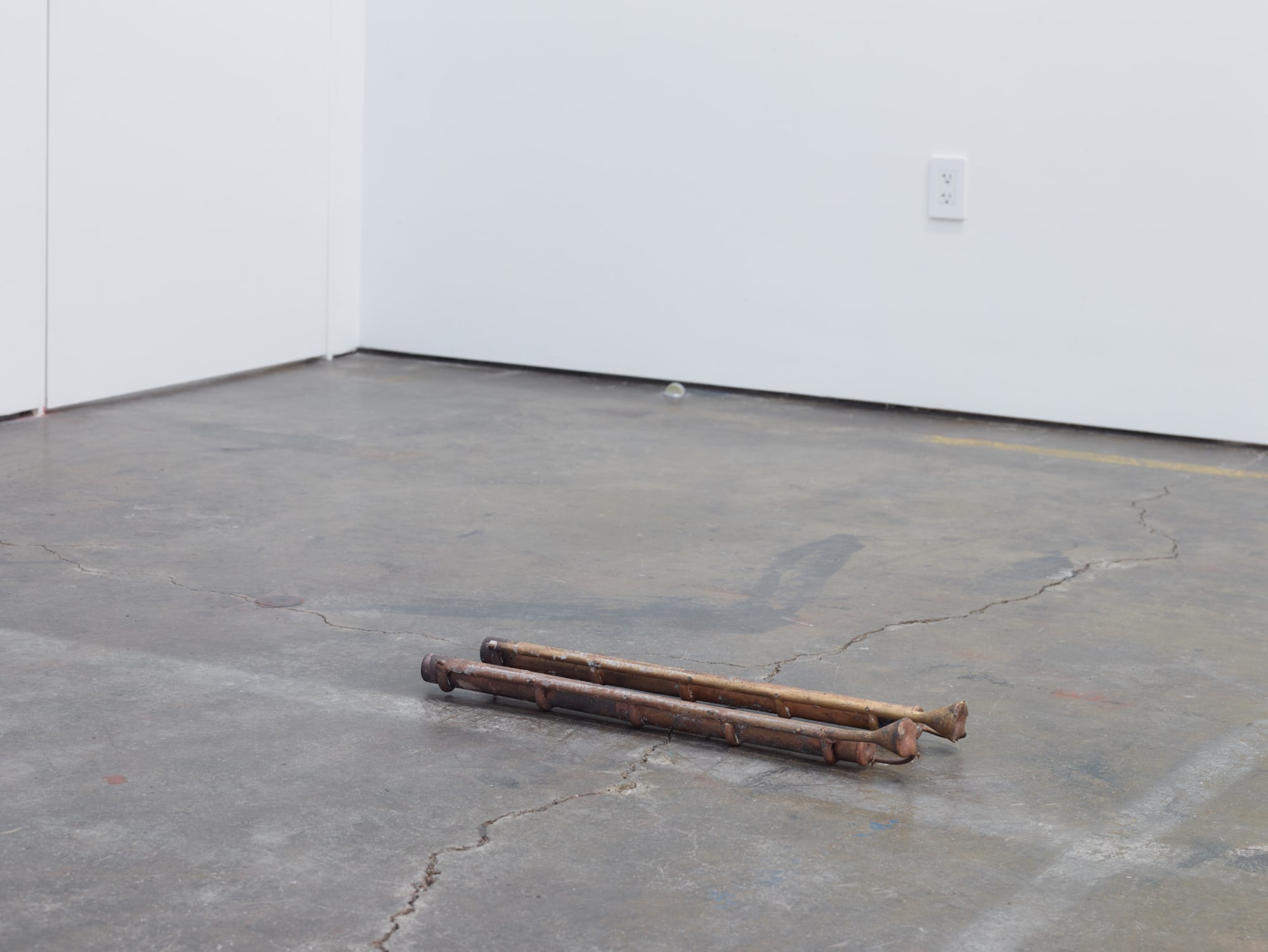 K.R.M. Mooney Channel in C, 2018 Cast bronze 28 x 10 x 6 in 71.1 x 25.4 x 15.2 cm