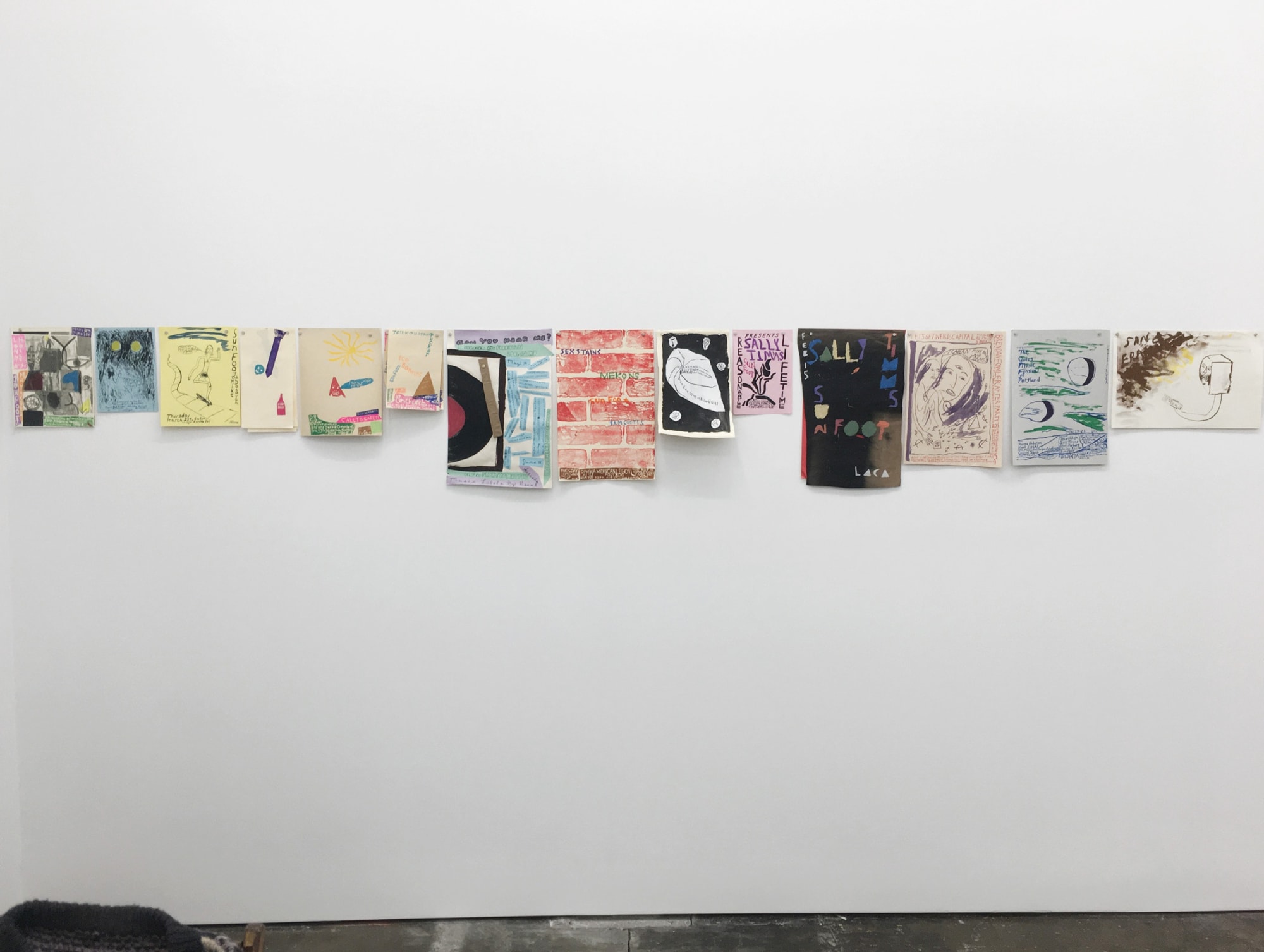 Chris Johanson Ruminations, Meditations and The Homeostasis, 2018 Installation view