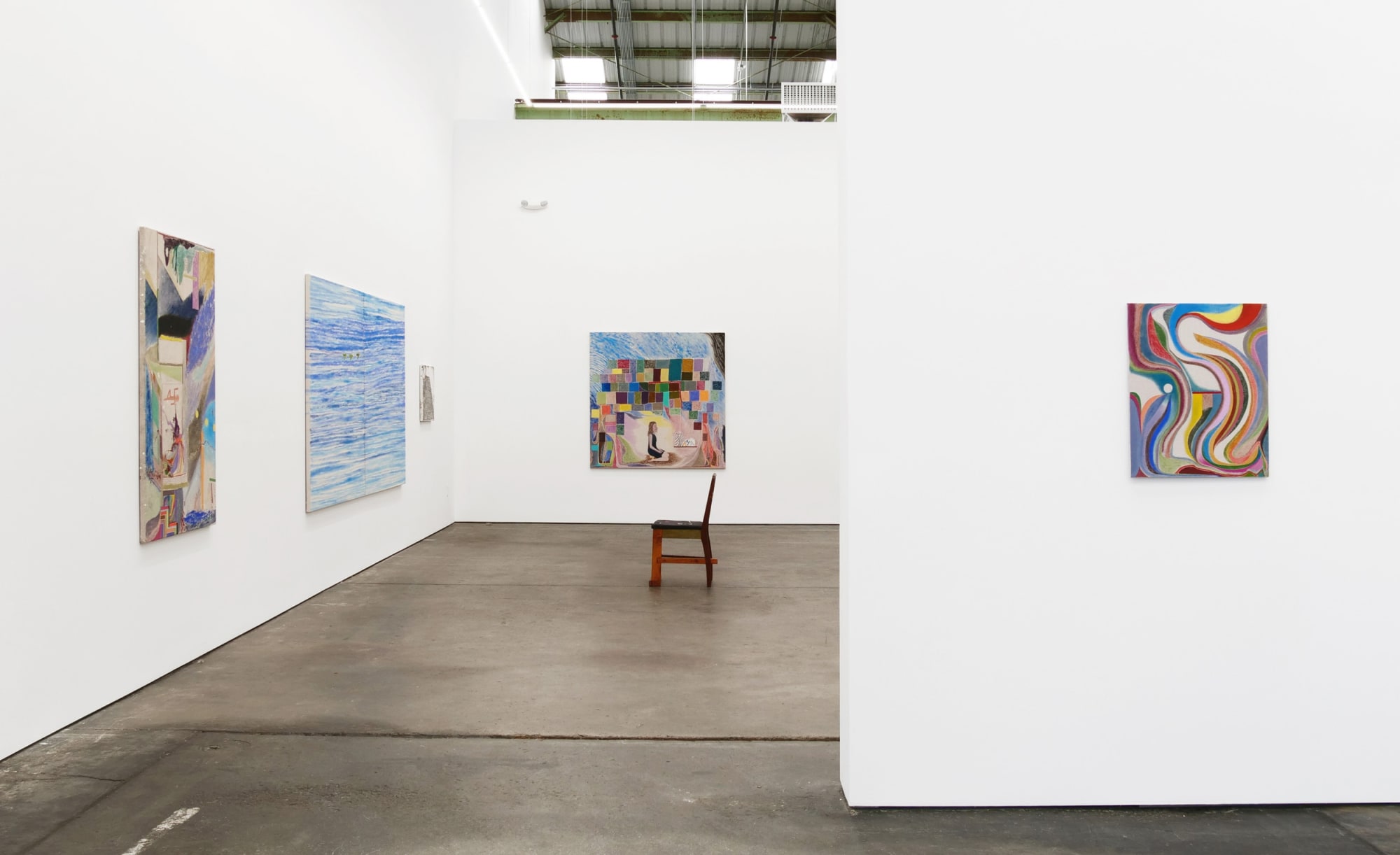 Chris Johanson Ruminations, Meditations and The Homeostasis, 2018 Installation view