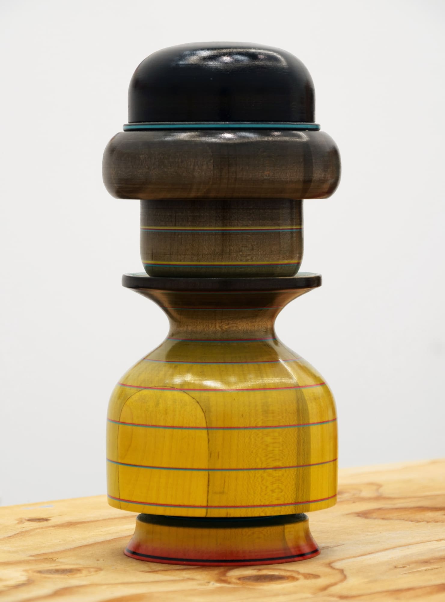Torbjörn Vejvi Totem Figure, 2015 Wood with acrylic paint 6 x 6 x 11 in 15.2 x 15.2 x 27.9 cm