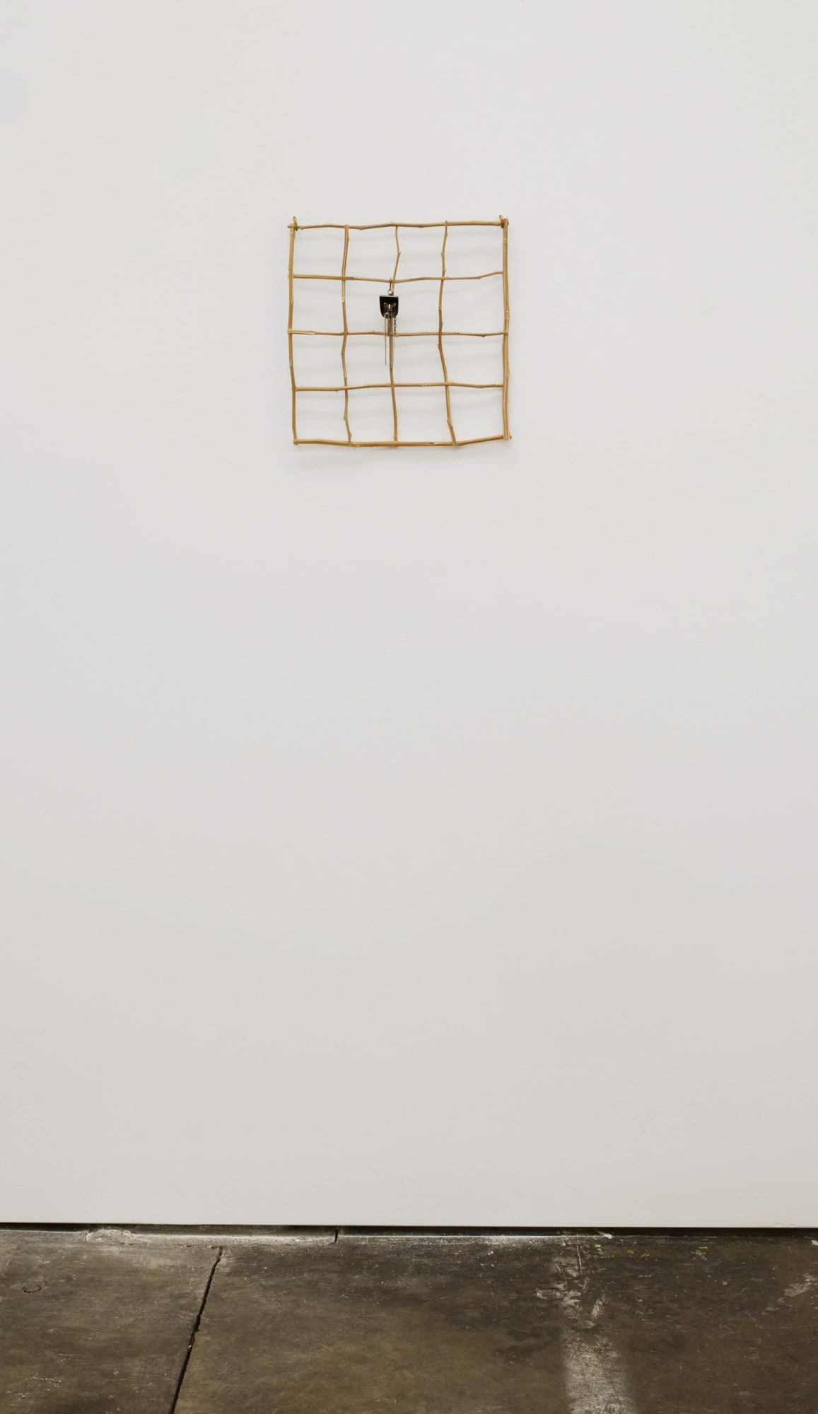 Will Rogan Quad, 2018 Hemp, wood, paint, chain 22 x 18 x 1/2 in 55.9 x 45.7 x 1.3 cm