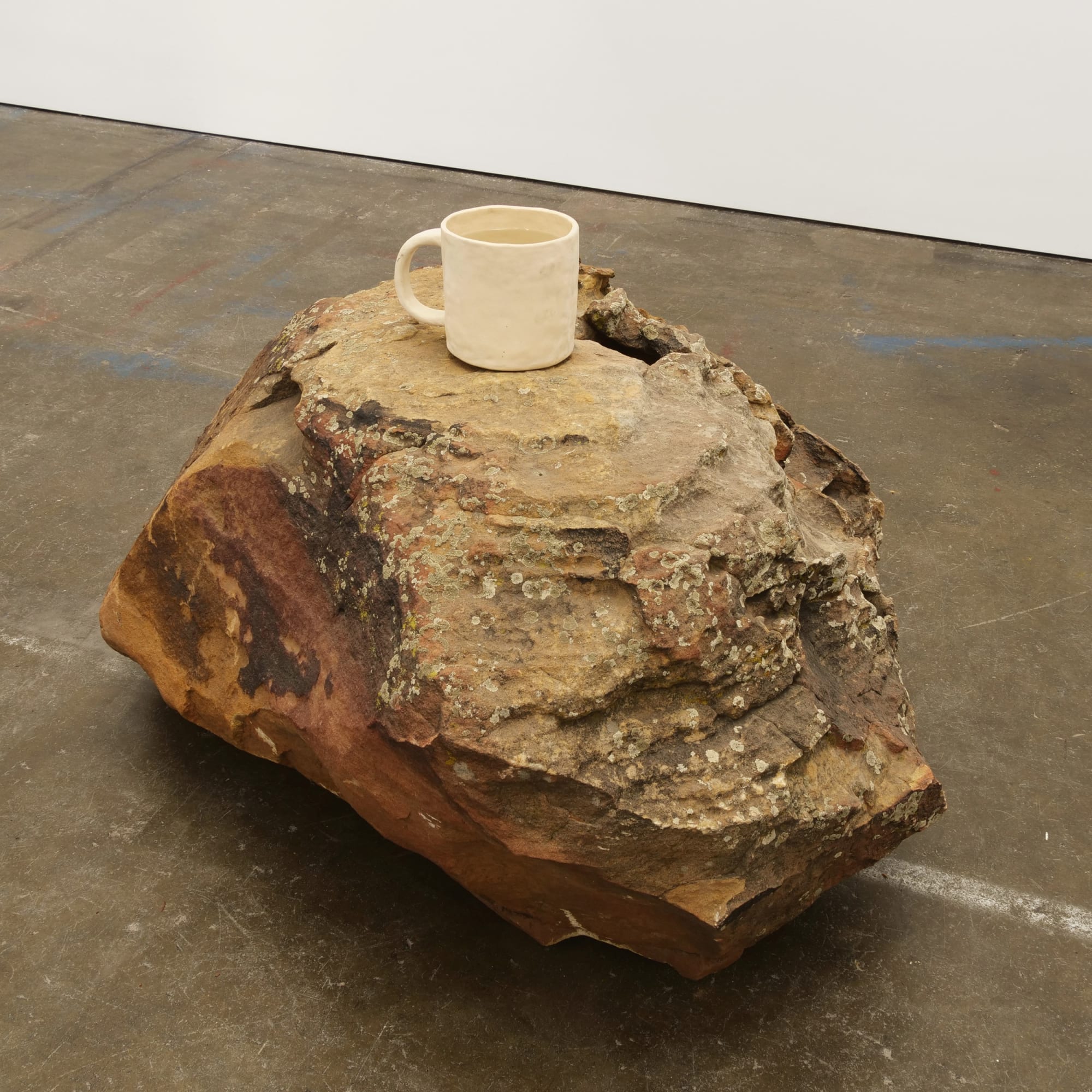 Will Rogan Filter (Shit Happens 2), 2018 Ceramic, sea water, stone 36 x 50 x 52 in 91.4 x 127 x 132.1 cm