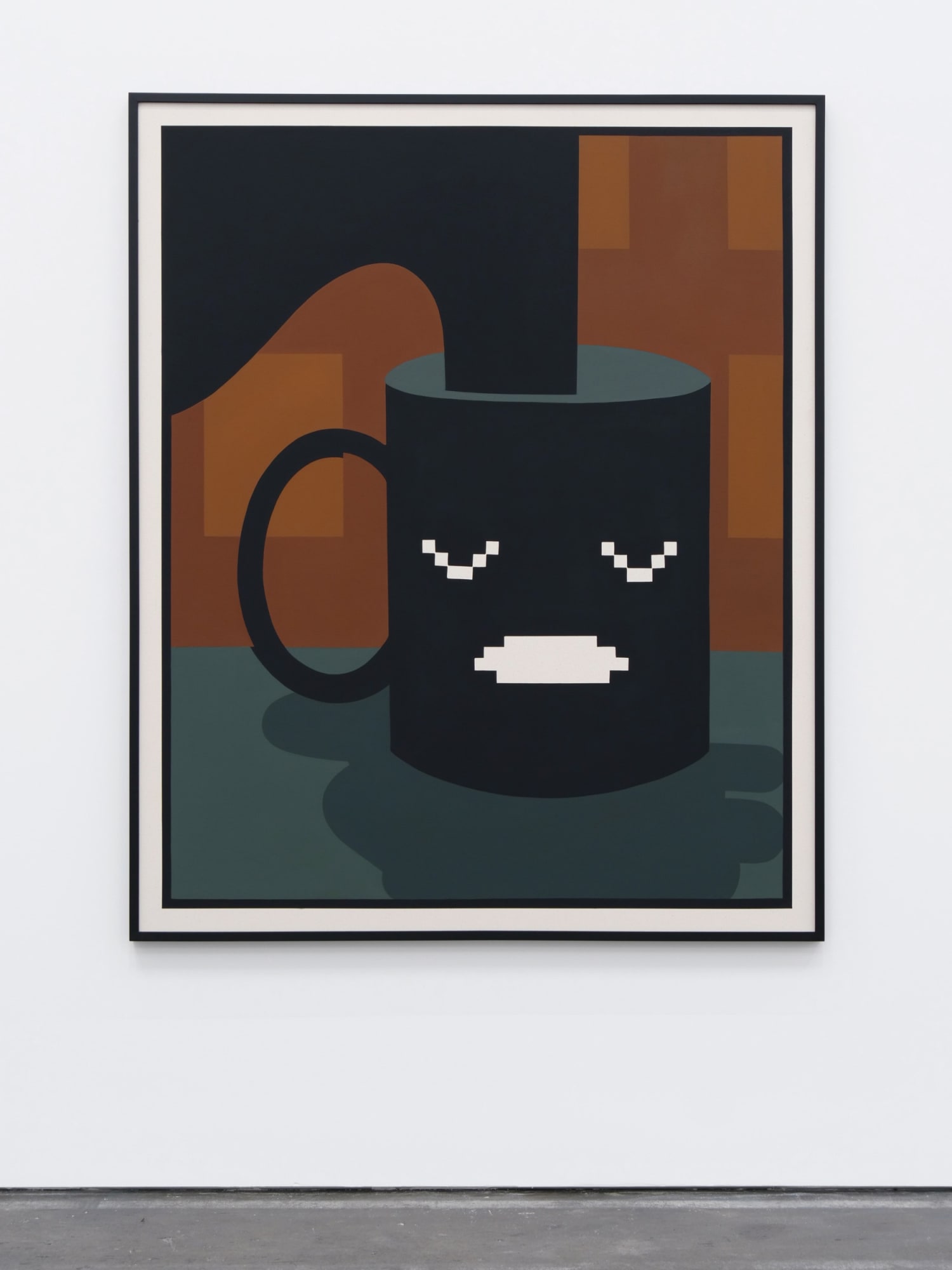 Laeh Glenn Sorry, Not Sorry, 2018 Oil on canvas, wood frame 67 1/2 x 55 1/2 in 171.4 x 141 cm