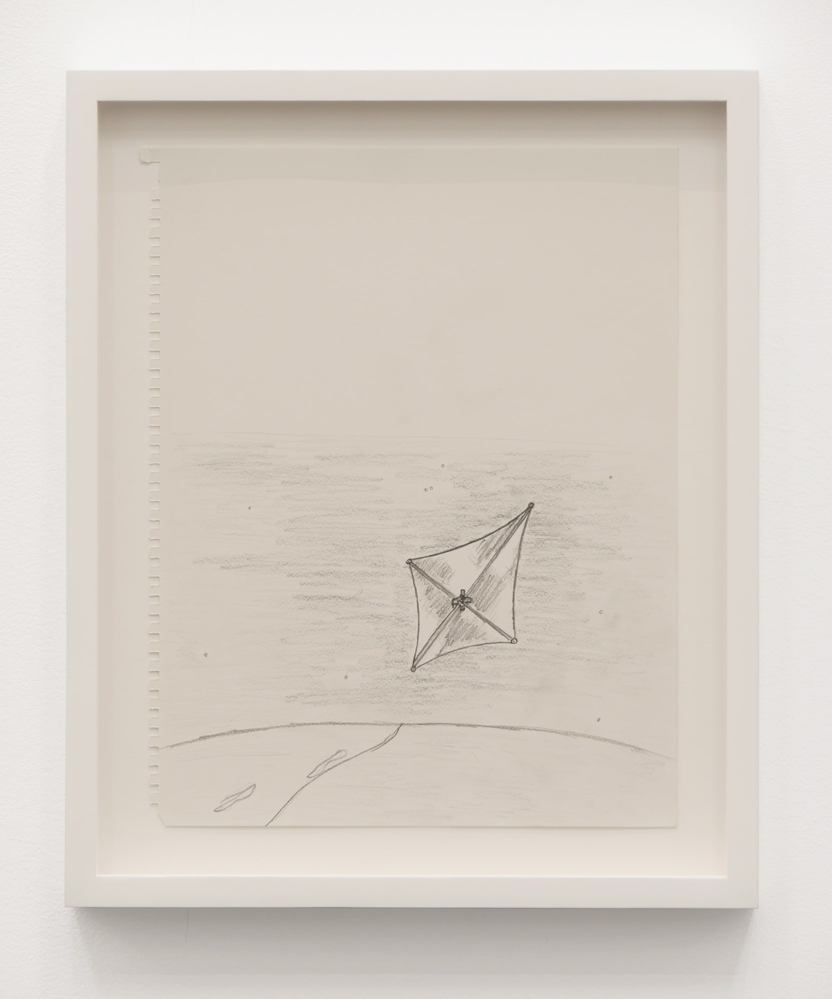 Trevor Paglen “The Kite” Concept, 2012 Graphite on paper 14 3/4 x 13 in 37.5 x 33 cm
