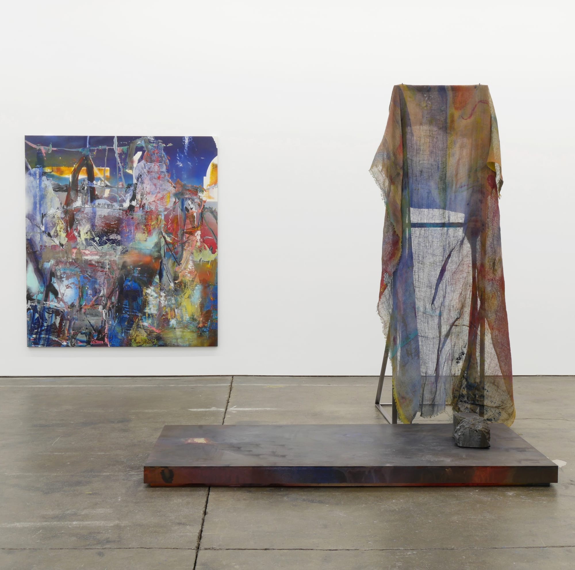 Liam Everett Fais semblant qu'on n'est pas ici, 2018 Installation view