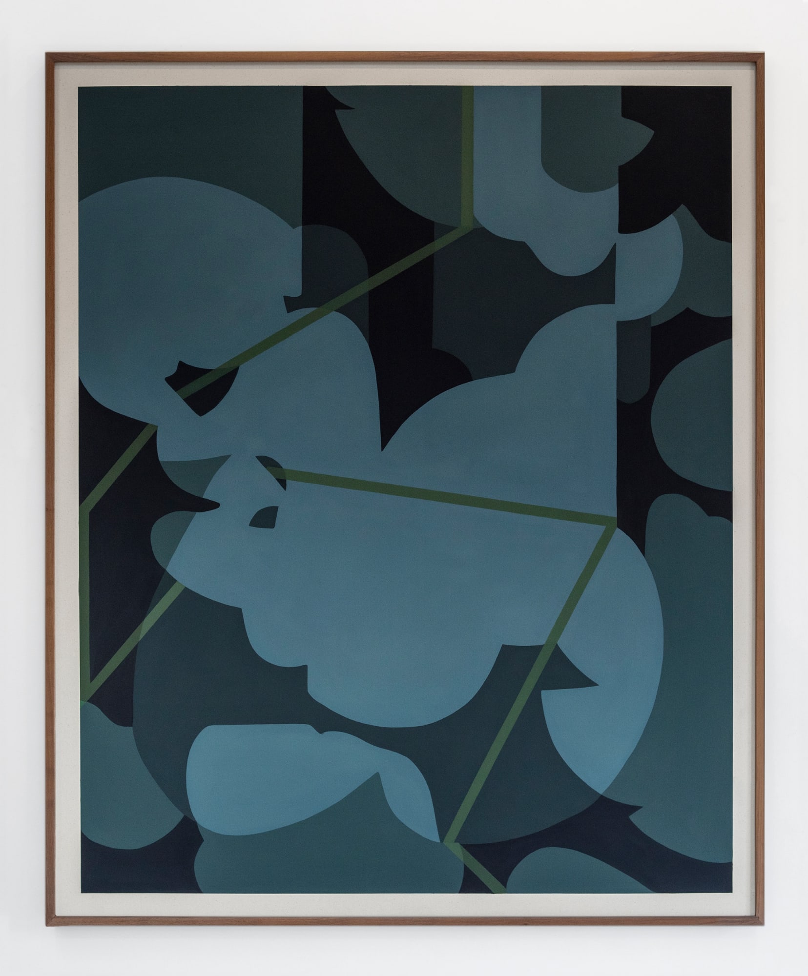 Laeh Glenn Ins and Outs, 2020 Oil on canvas, wood frame 67 1/2 x 55 1/2 in 171.4 x 141 cm