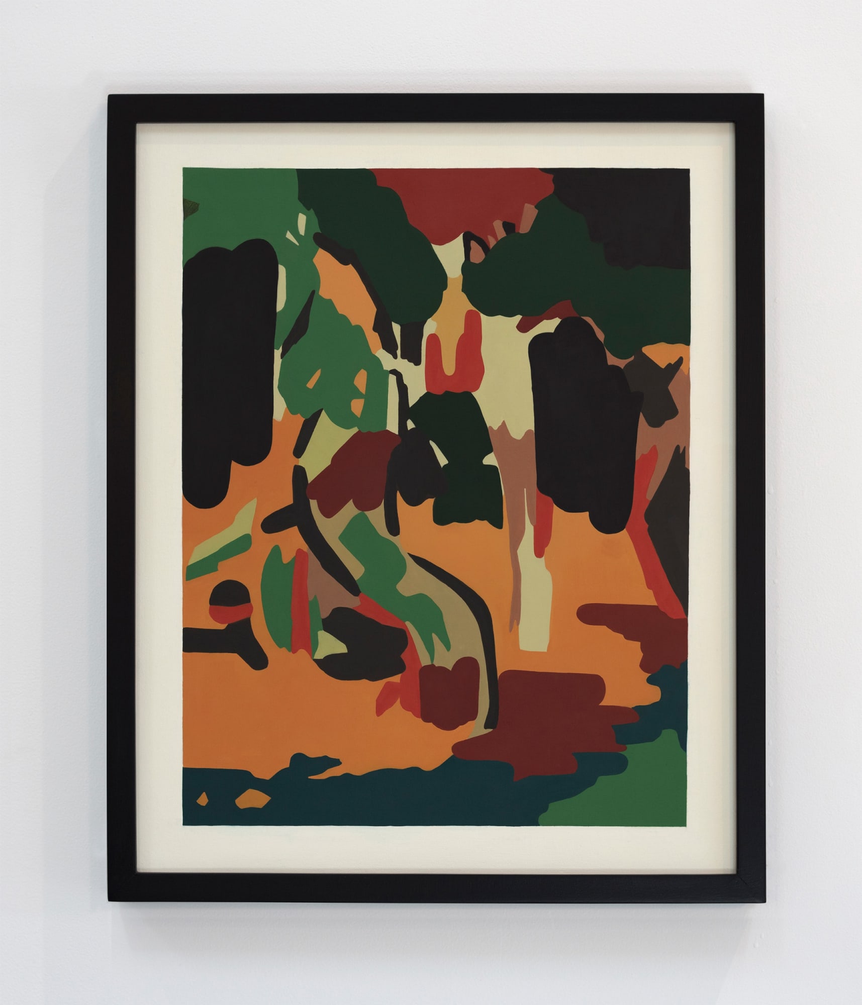 Laeh Glenn In the Garden, 2020 Oil on canvas, wood frame 21 1/4 x 17 1/4 in 54 x 43.8 cm