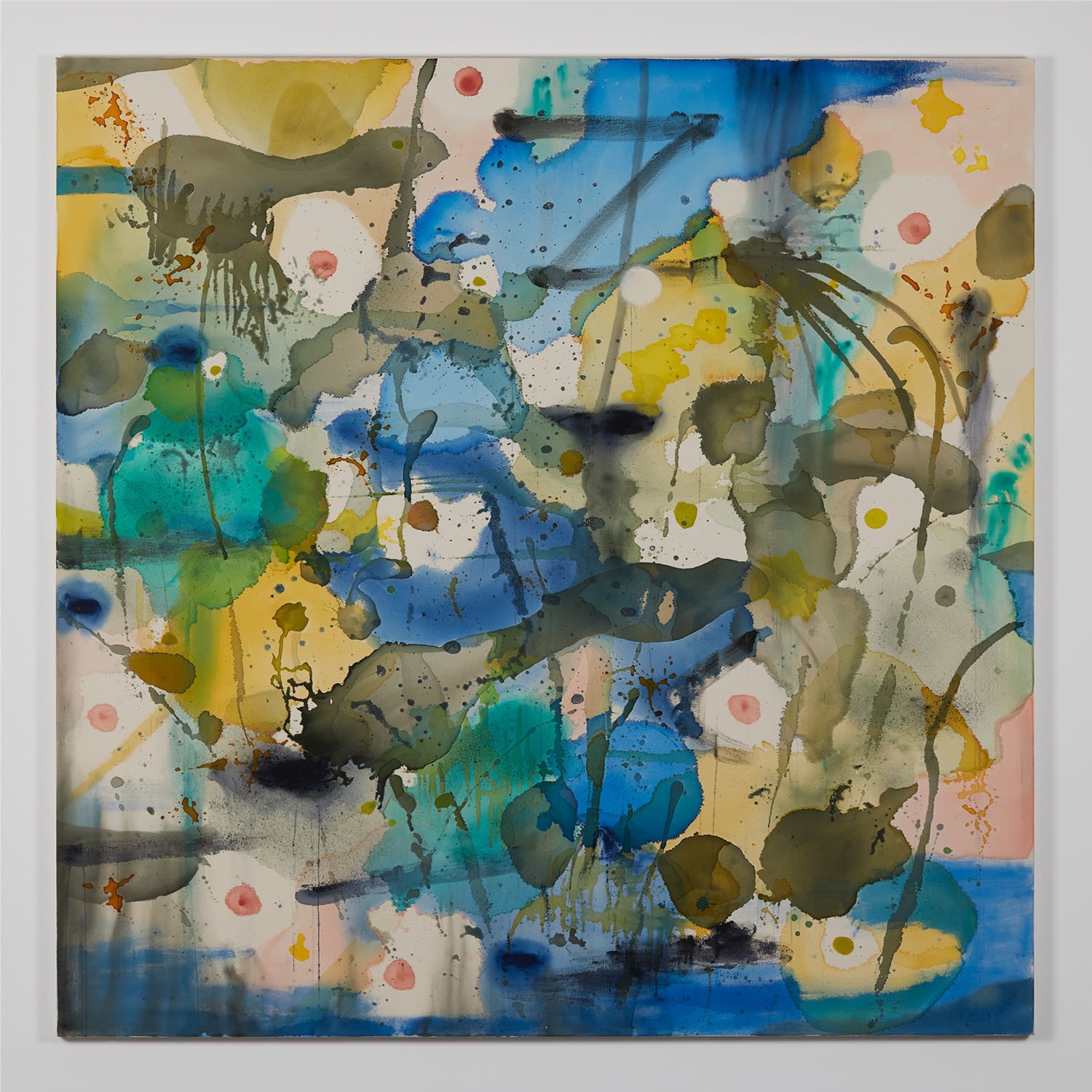 Shinpei Kusanagi Ripple, 2018 Acrylic on canvas 76 3/8 x 76 3/8 in 194 x 194 cm