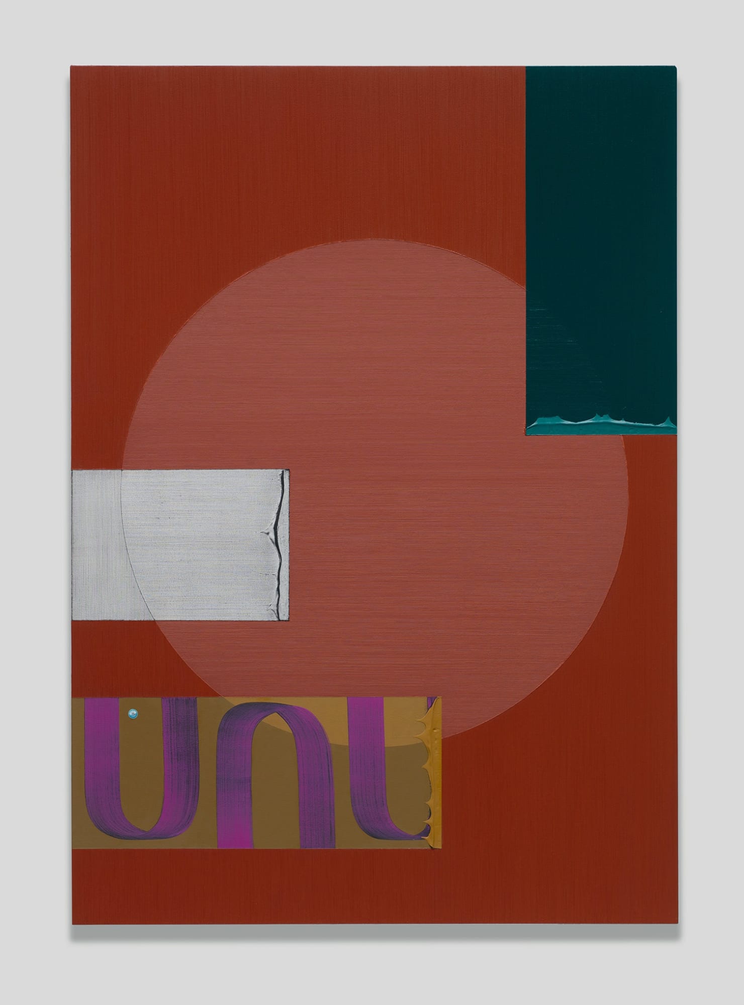 Alex Olson Sightlines (2), 2018 Oil and modeling paste on canvas 51 x 36 in 129.5 x 91.4 cm