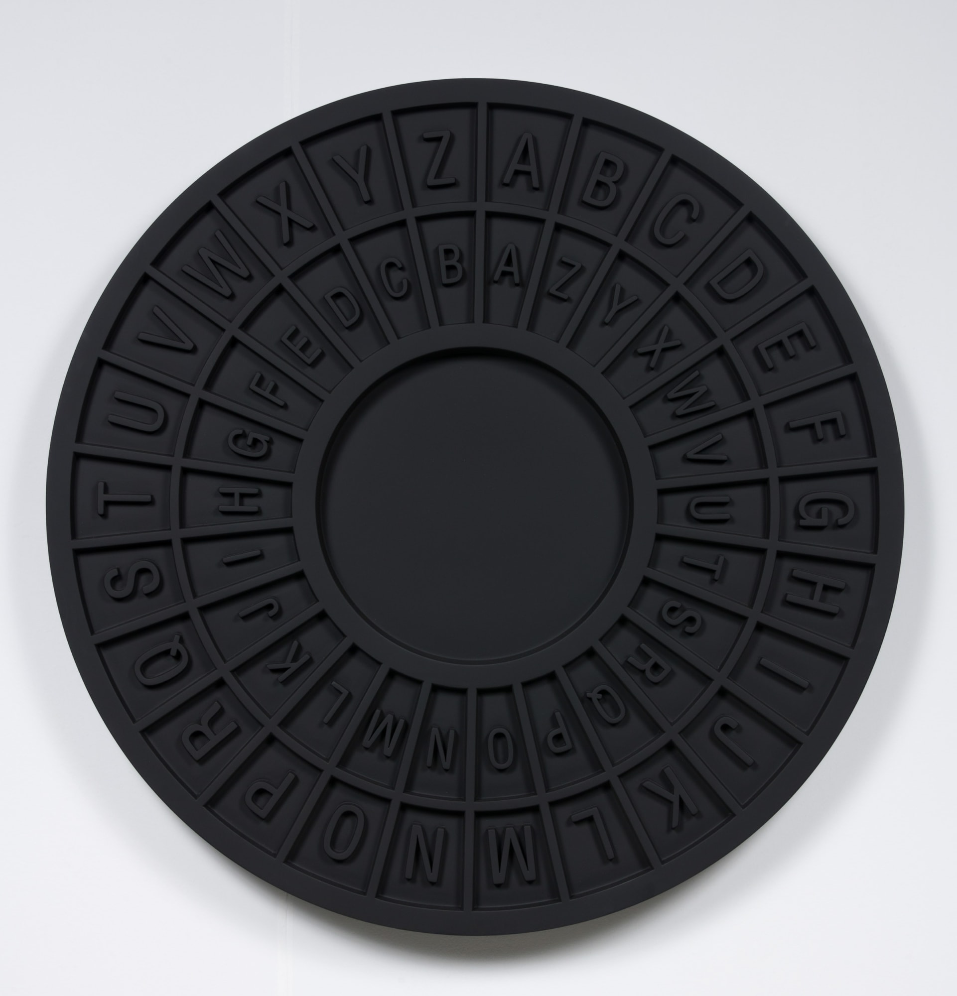 Trevor Paglen Cryptology (National Security Agency) , 2018 High Temp Epoxy 50 3/4 x 50 3/4 x 3 1/8 in 128.9 x 128.9 x 8 cm