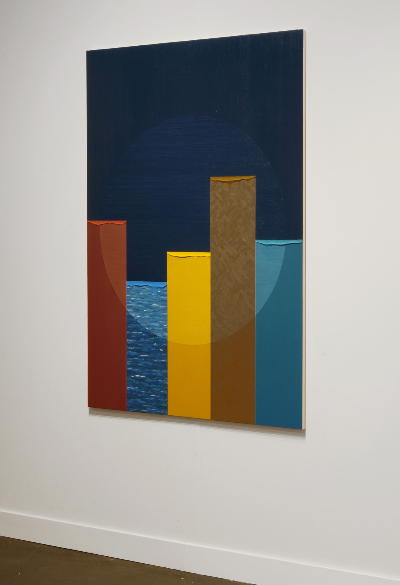 Alex Olson Scout, 2018 Oil and modeling paste on canvas 61 x 43 in 154.9 x 109.2 cm