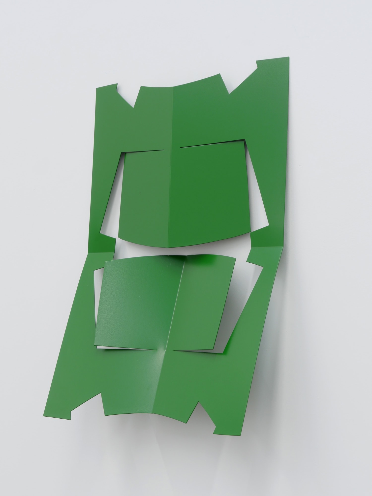 Matt Keegan C.Ar.D. Cutout (Leaf Green), 2016 Powder-coated laser cut steel 30 x 23 in 76.2 x 58.4 cm