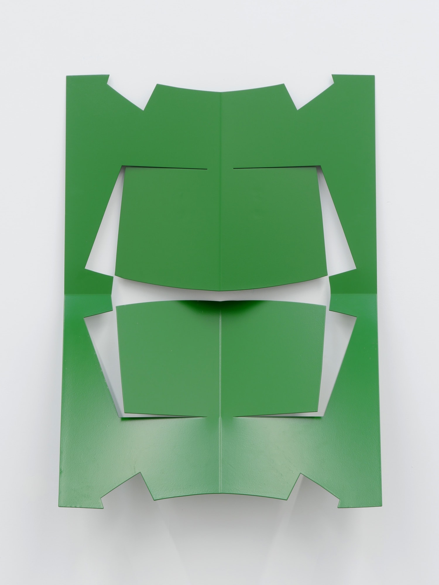 Matt Keegan C.Ar.D. Cutout (Leaf Green), 2016 Powder-coated laser cut steel 30 x 23 in 76.2 x 58.4 cm