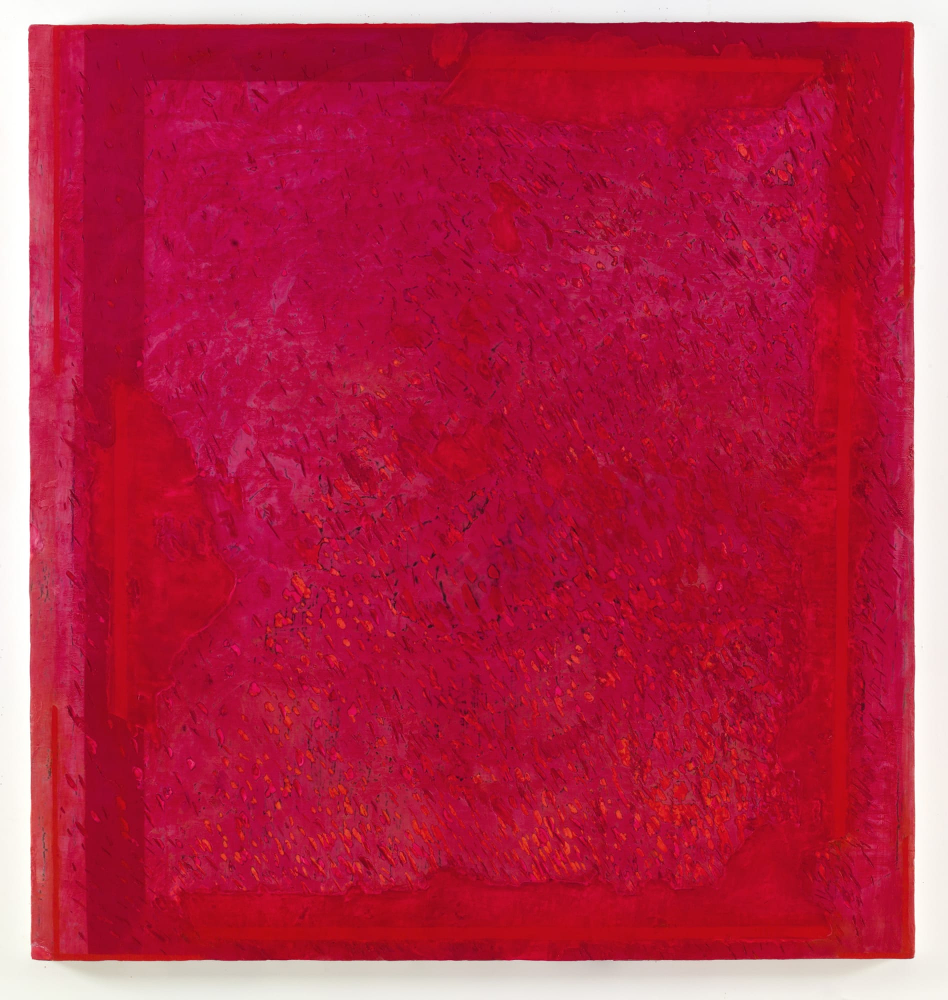 Jessica Dickinson Are: Is, 2017 Oil on limestone polymer on panel 54 x 51 in 137.2 x 129.5 cm