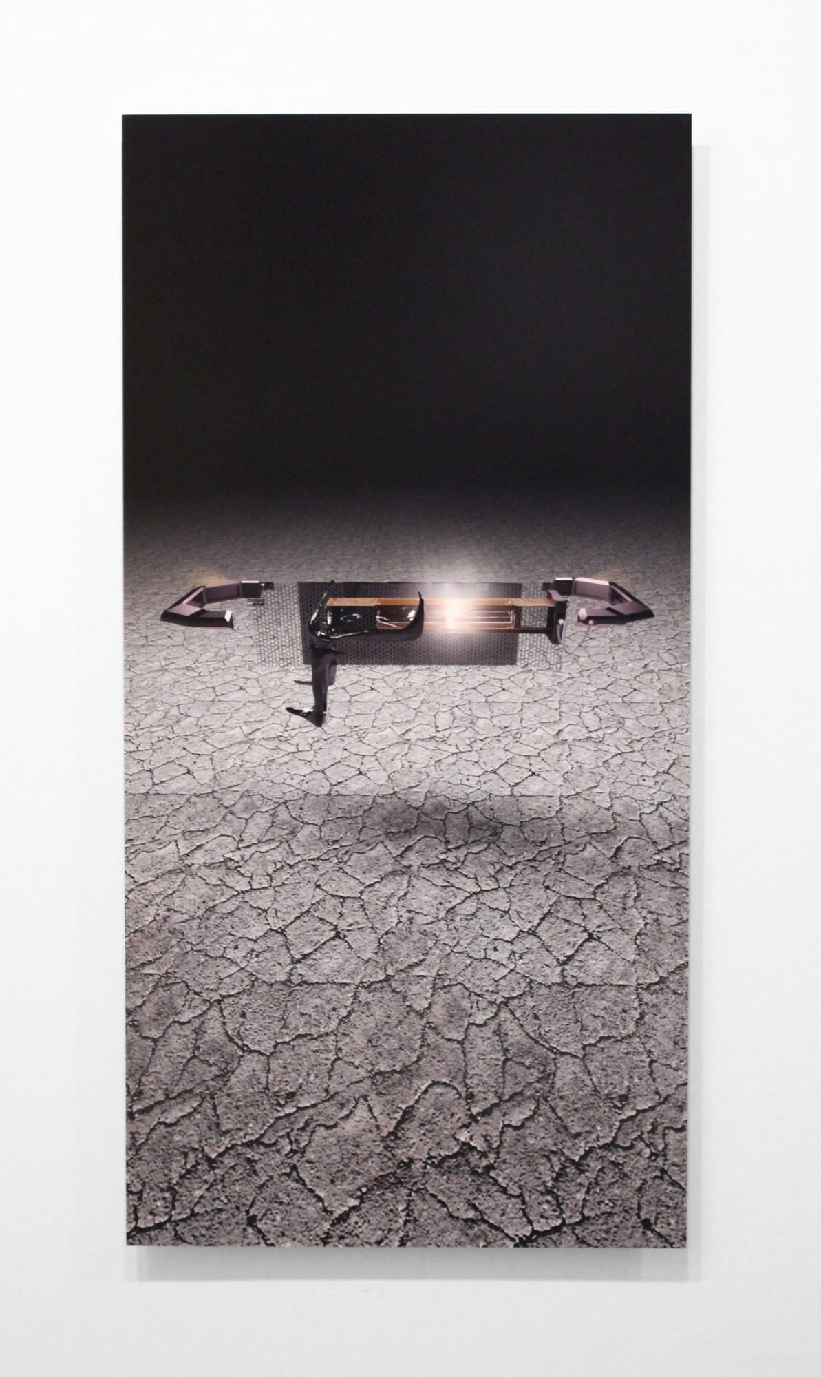 Nate Boyce Repossession Sequence (Sentinel), 2016 Die sublimation on aluminum 40 x 20 in 101.6 x 50.8 cm