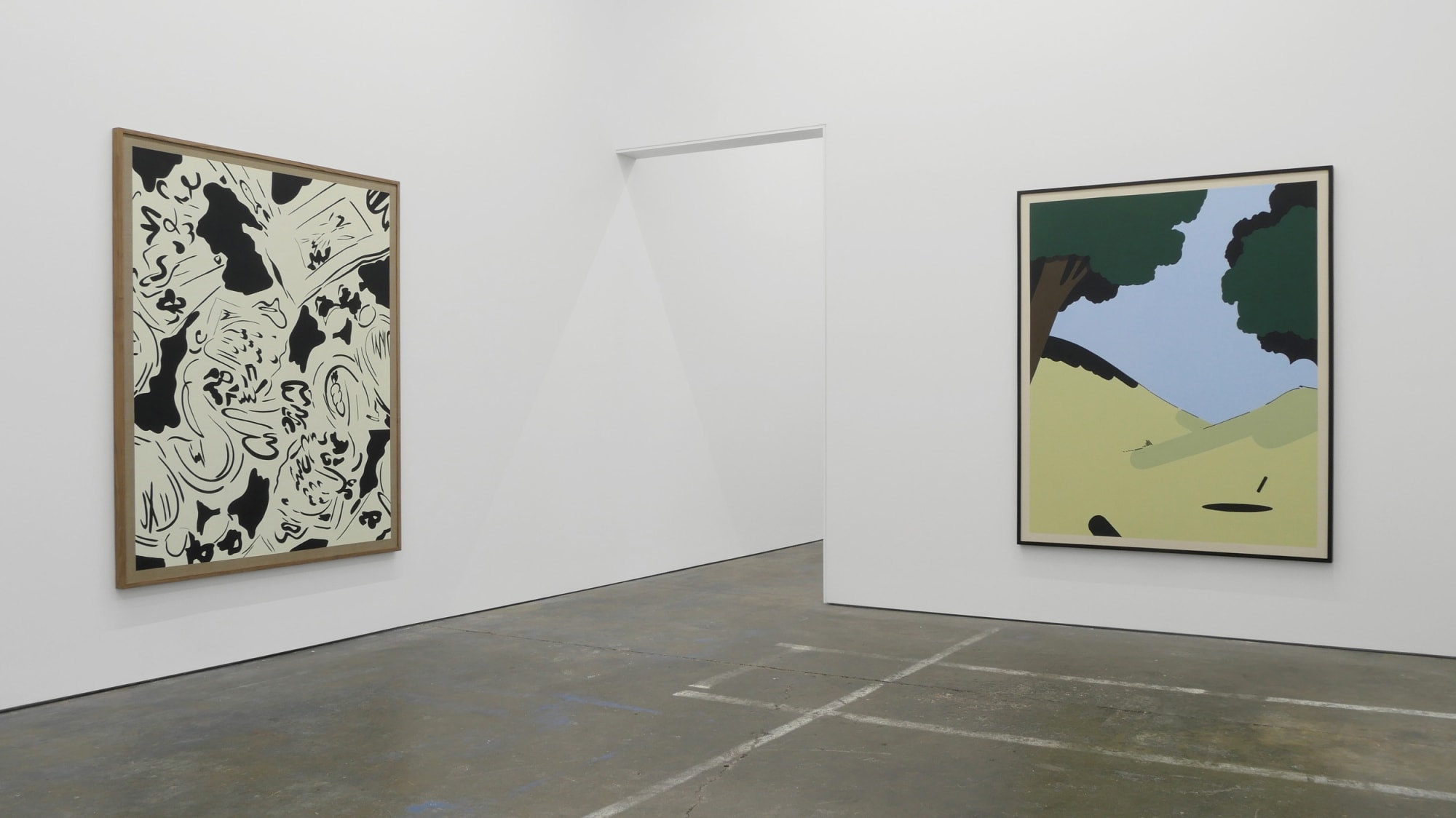 Laeh Glenn Rip or Rag, 2017 Installation view