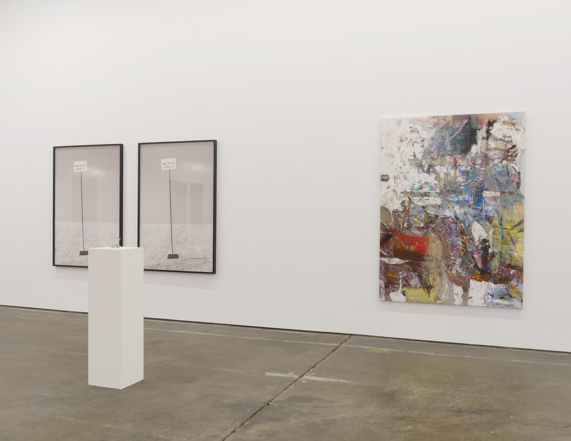 Will and Be Going To Installation view