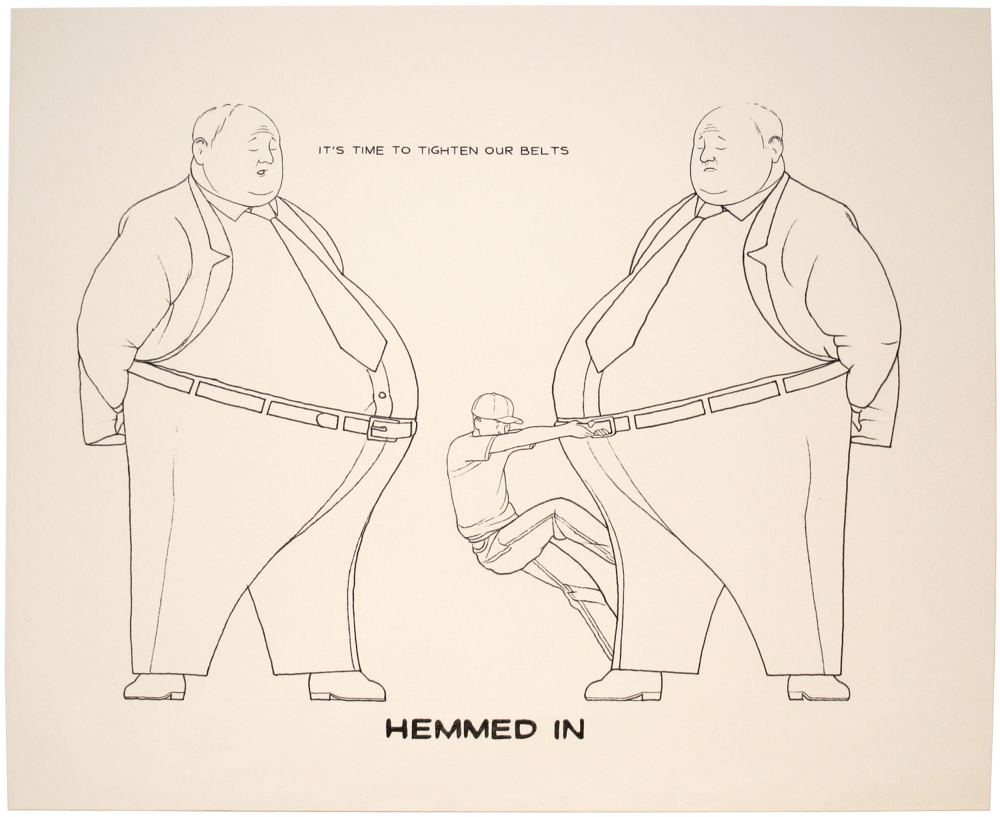 Devin Leonardi Hemmed In, 2011 Ink on paper 14 x 17 in 35.56 x 43.18 cm