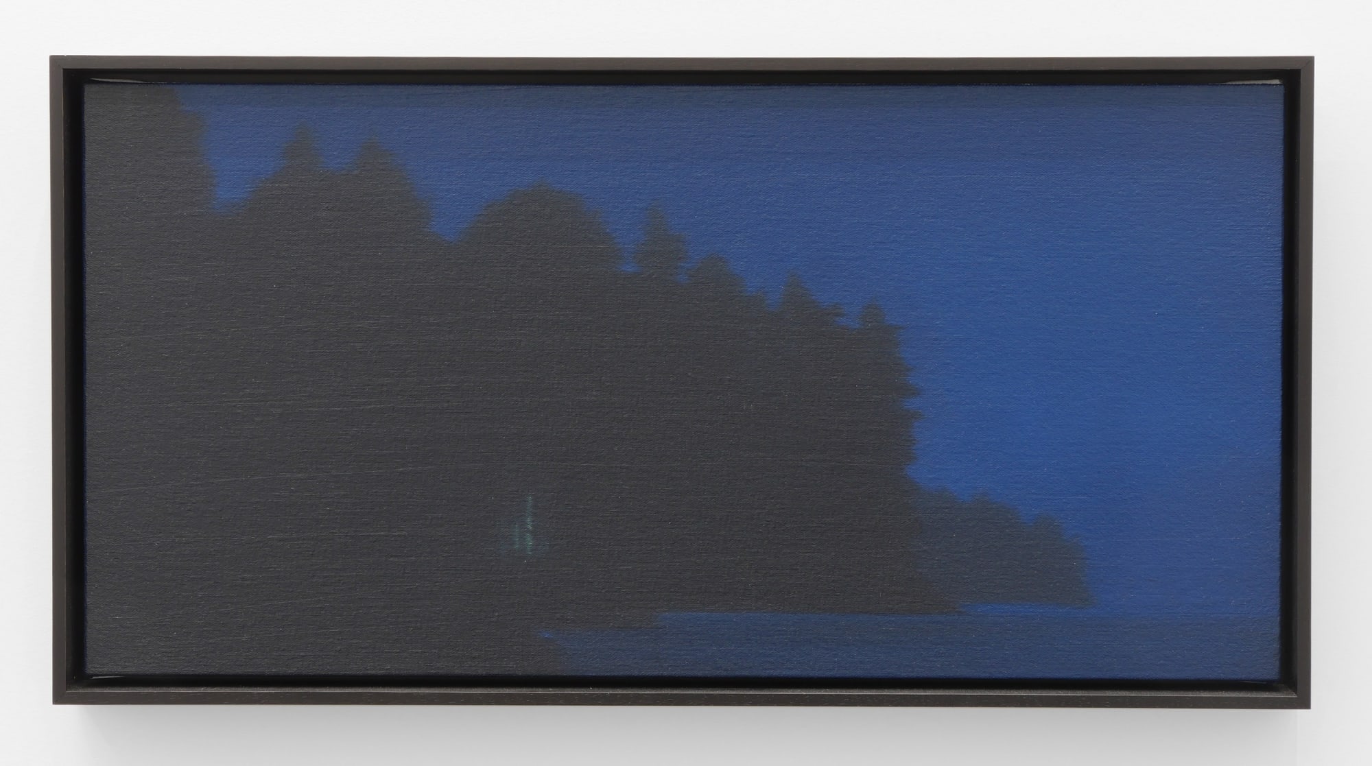 Devin Leonardi Spark of Decency, 2014 Oil on canvas 11 1/4 x 23 1/2 in 28.6 x 59.7 cm