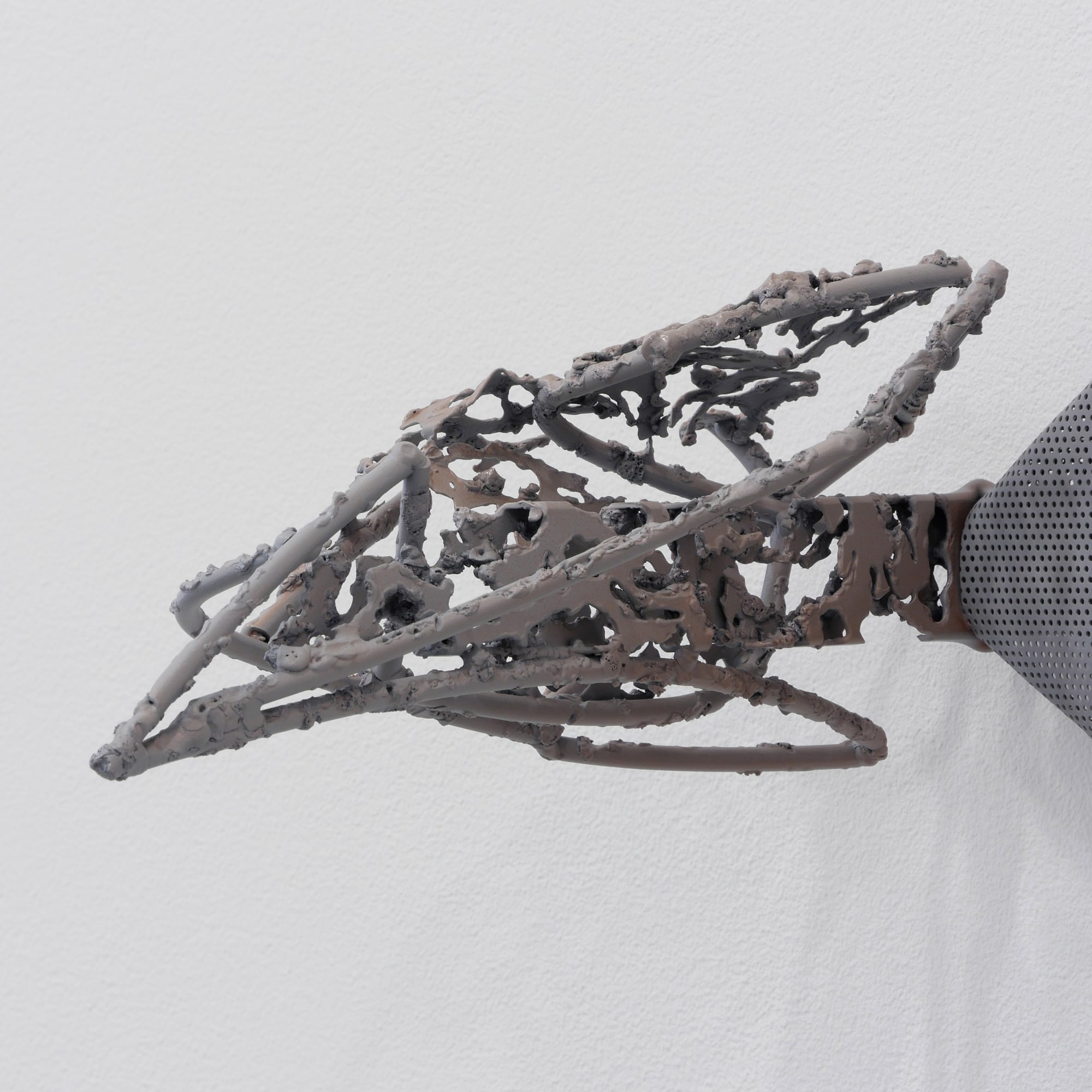 Nate Boyce Untitled (detail), 2016 Powder Coated steel 14 x 10 x 12 1/4 in 35.6 x 25.4 x 31.1