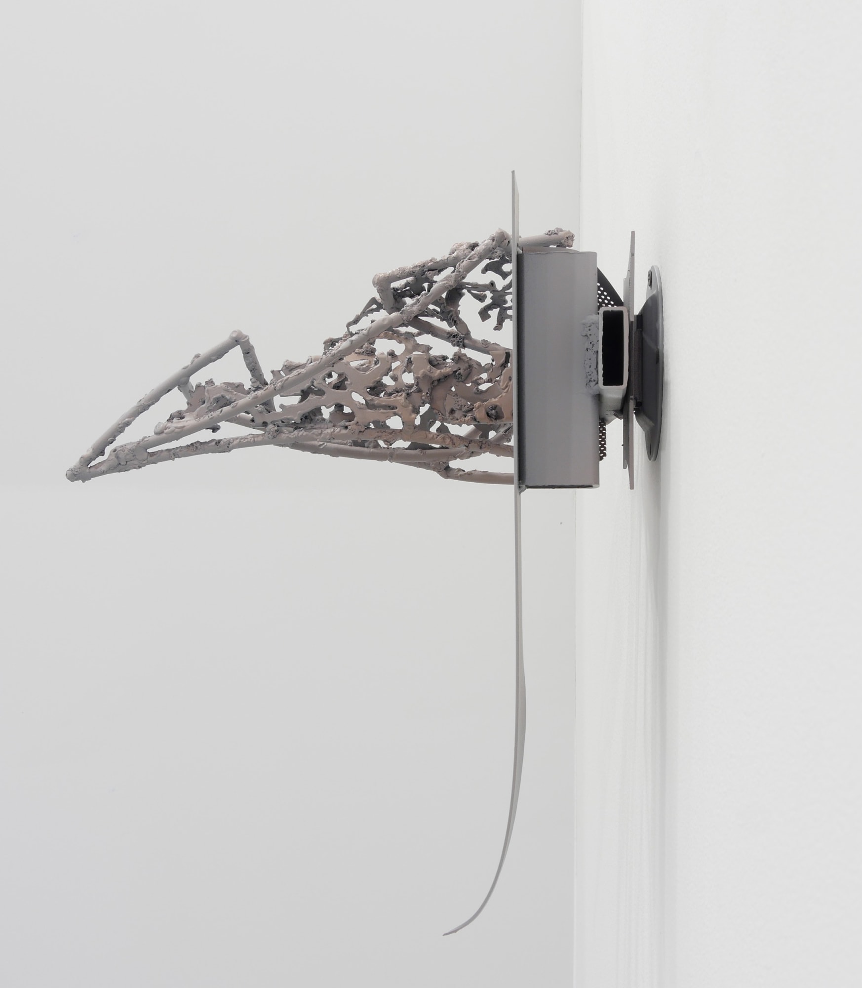 Nate Boyce Untitled, 2016 Powder Coated steel 14 x 10 x 12 1/4 in 35.6 x 25.4 x 31.1