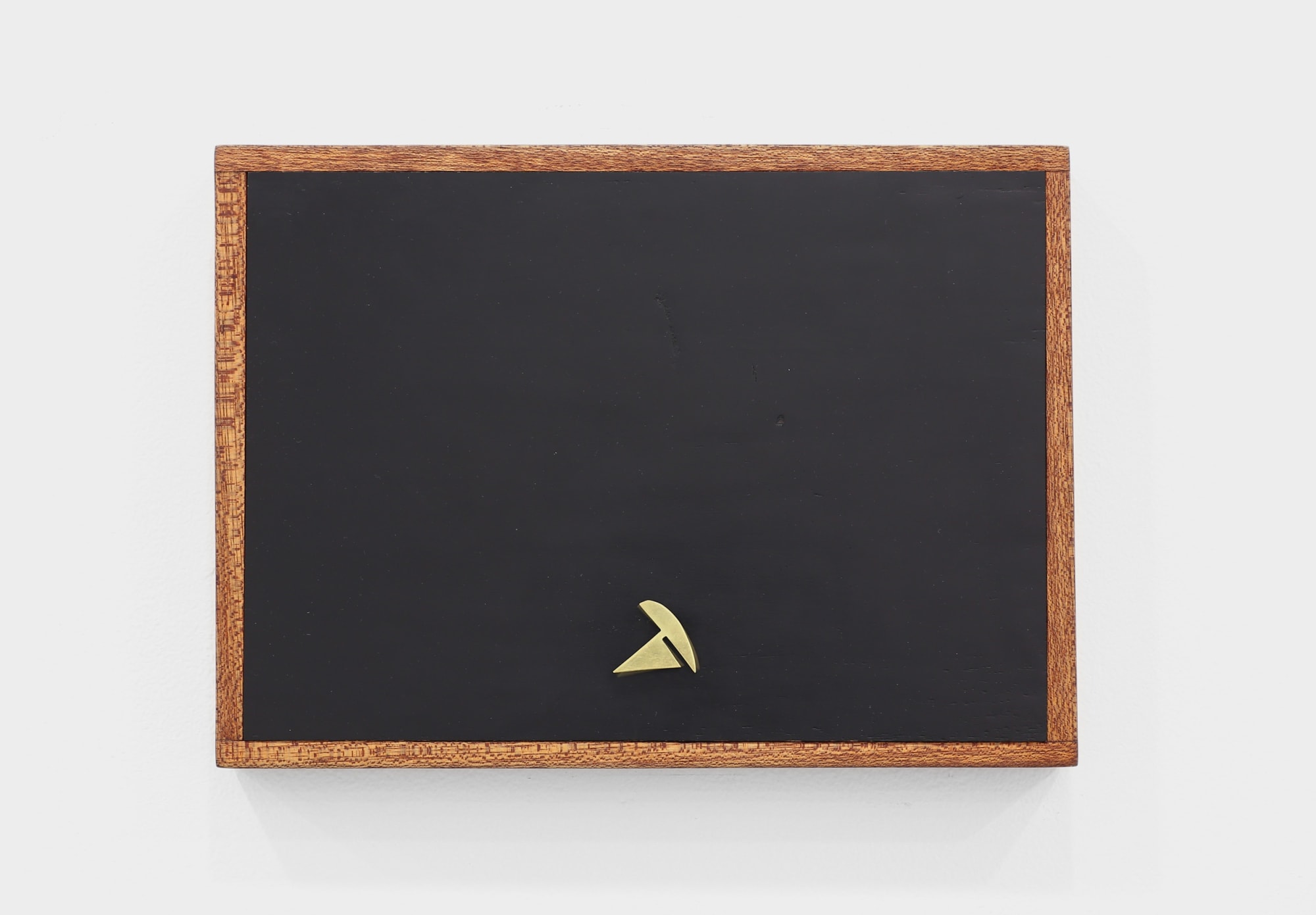 Will Rogan Capsize (after hours), 2015 Clock Mechanism, mahogany, paint, brass, silver gelatin print, dime 8 x 11 x 1 1/4 in 20.3 x 27.9 x 3.2 cm