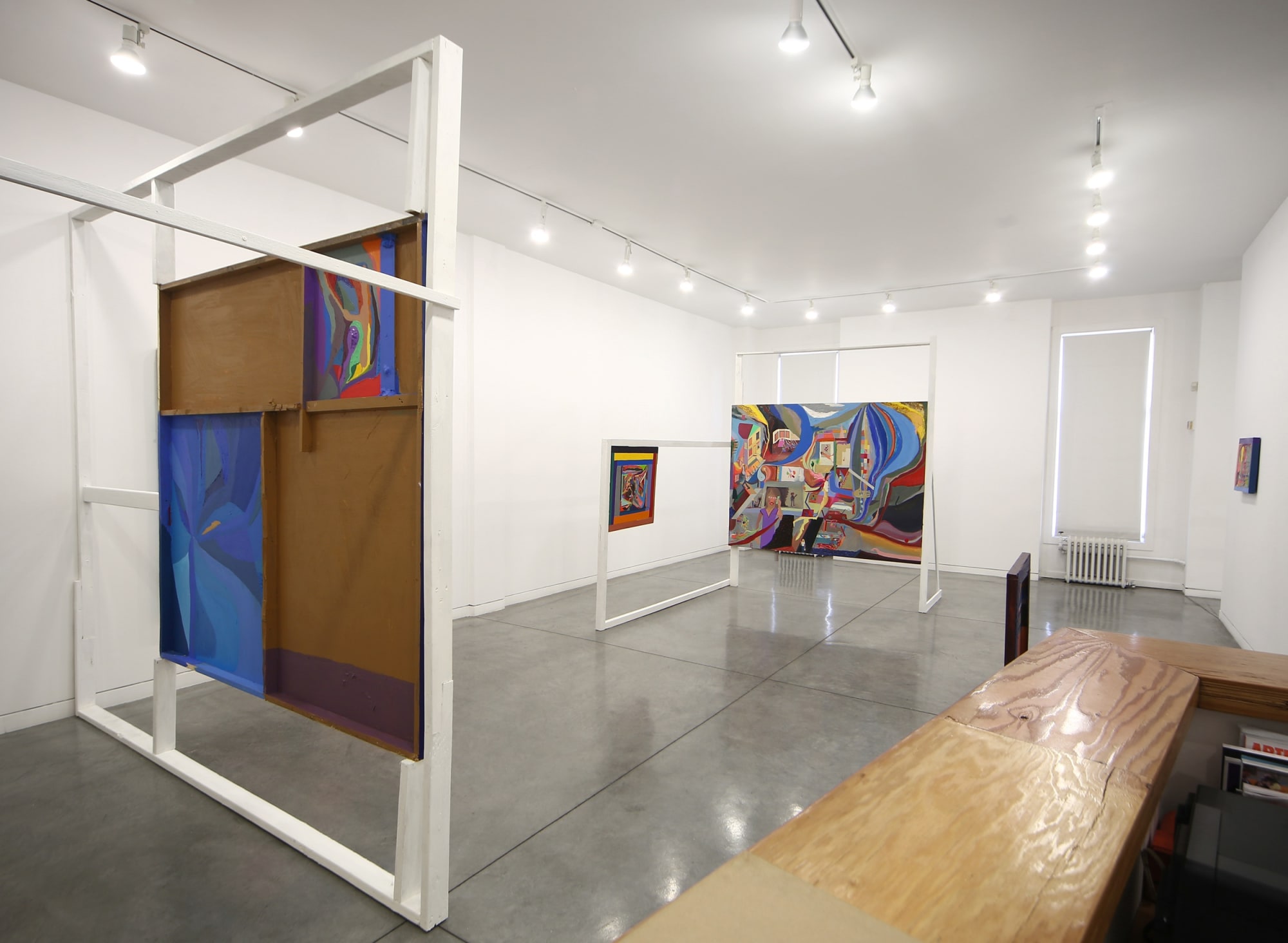 Chris Johanson Equations, 2015 Installation view