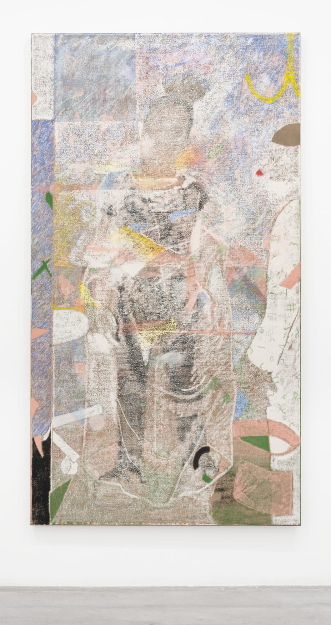 Johnny Bicos Untitled (Egg Salad), 2015 Oil on Linen 46 x 84 in 116.8 x 213.4 cm