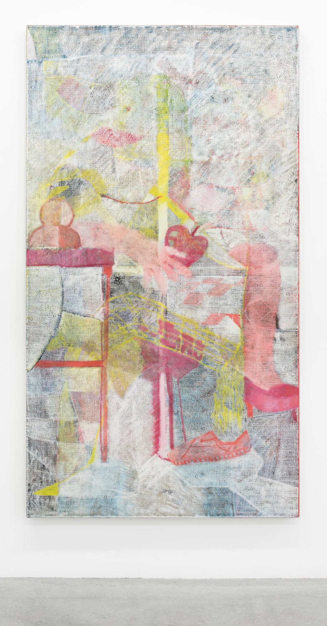 Johnny Bicos Untitled (Duck Soup), 2015 Oil on Linen 46 x 84 in 116.8 x 213.4 cm