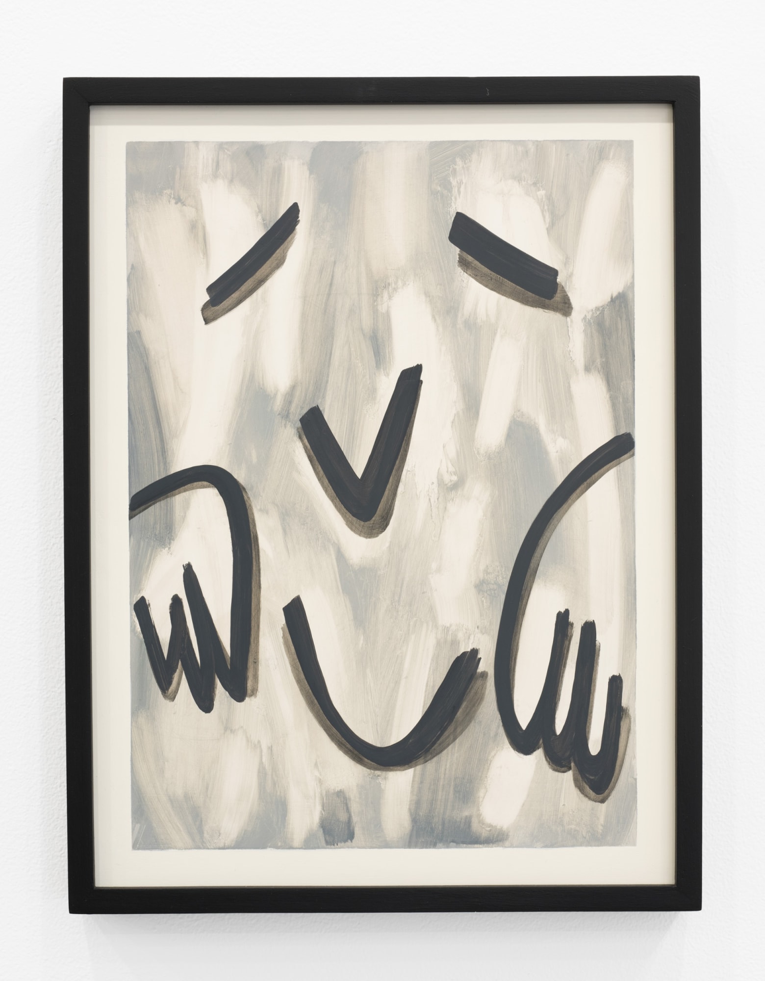 Laeh Glenn ╯v╰ #1, 2015 Oil on panel, wood frame 12 3/4 x 16 1/2 in 32.4 x 41.9 cm