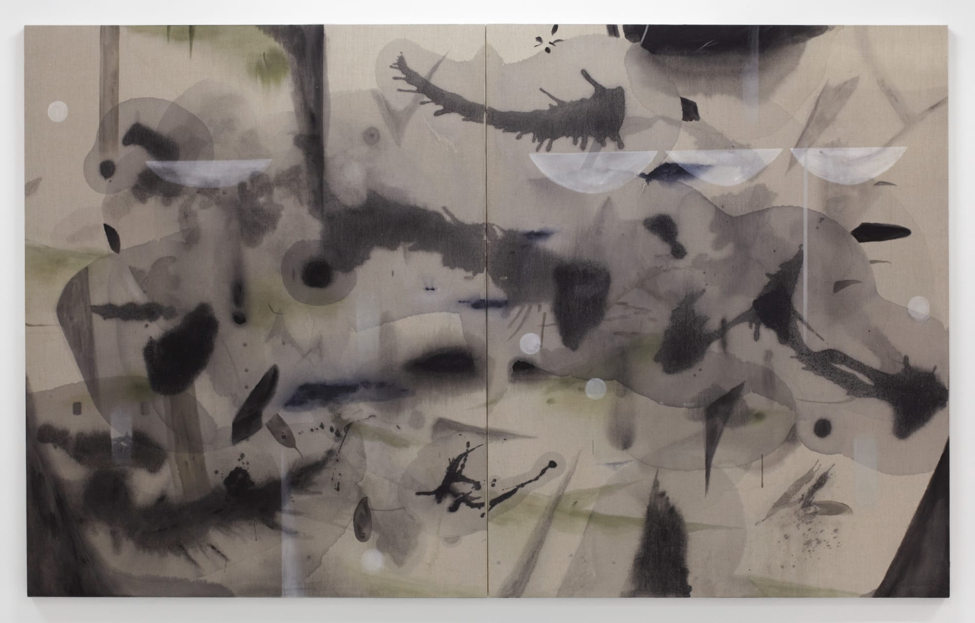 Shinpei Kusanagi the ally, 2014 Acrylic on hemp canvas 63 3/4 x 102 3/4 in 162 x 261 cm