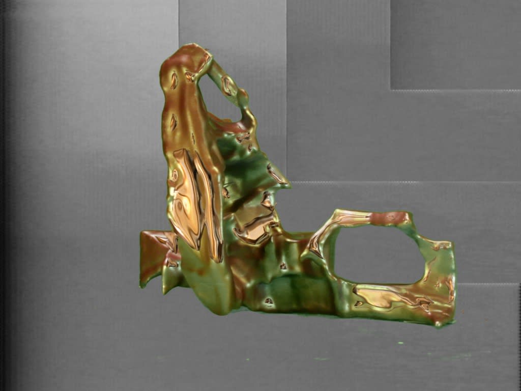 Nate Boyce R-2 (still), 2012 Single channel HD video, steel, foam, electronics, acrylic, urethane 49 1/2 x 23 x 14 in 115.57 x 58.42 x 35.56 cm