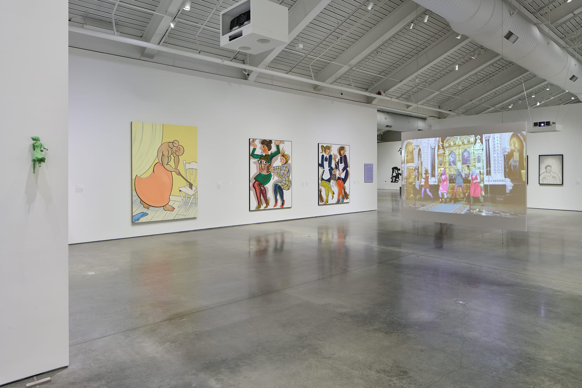 New Time: Art and Feminisms in the 21st Century, 2021 Installation view Berkeley Art Museum and Pacific Film Archive, CA