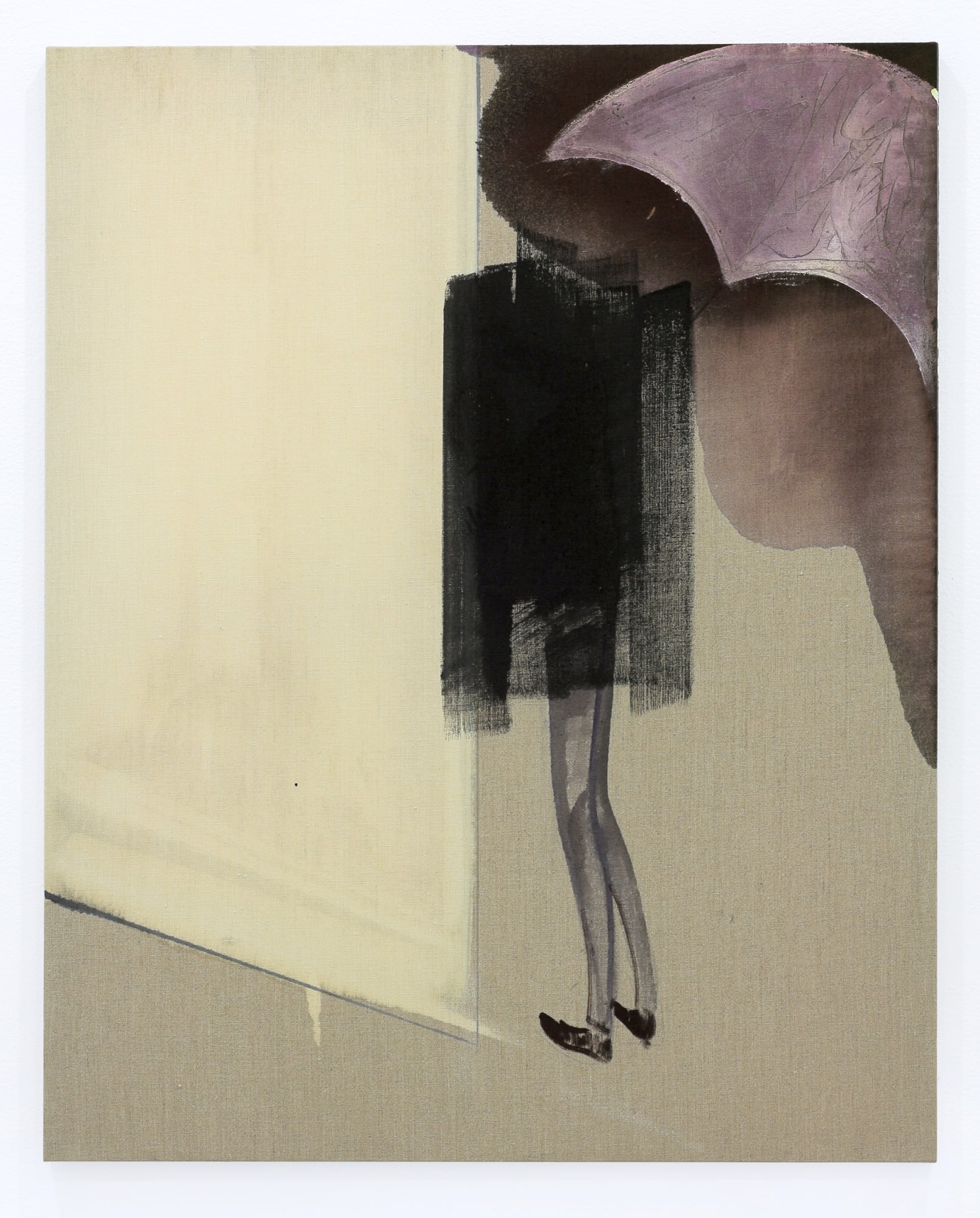 Sanya Kantarovsky Untitled, 2012 Watercolor, ink and bleach on linen 30 x 24 in 76.2 x 60.96 cm