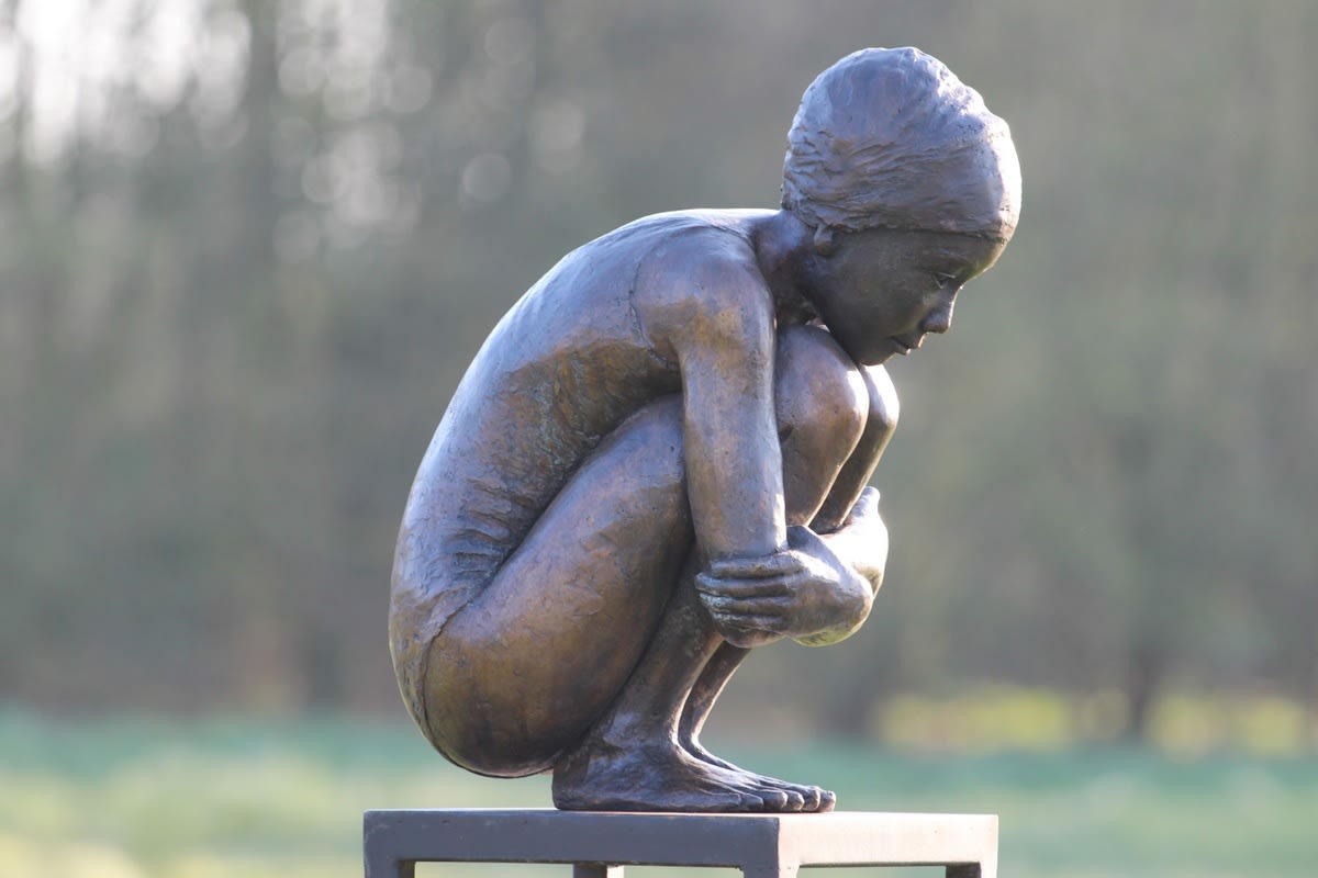 Brian Alabaster, Nampet in swimming hat