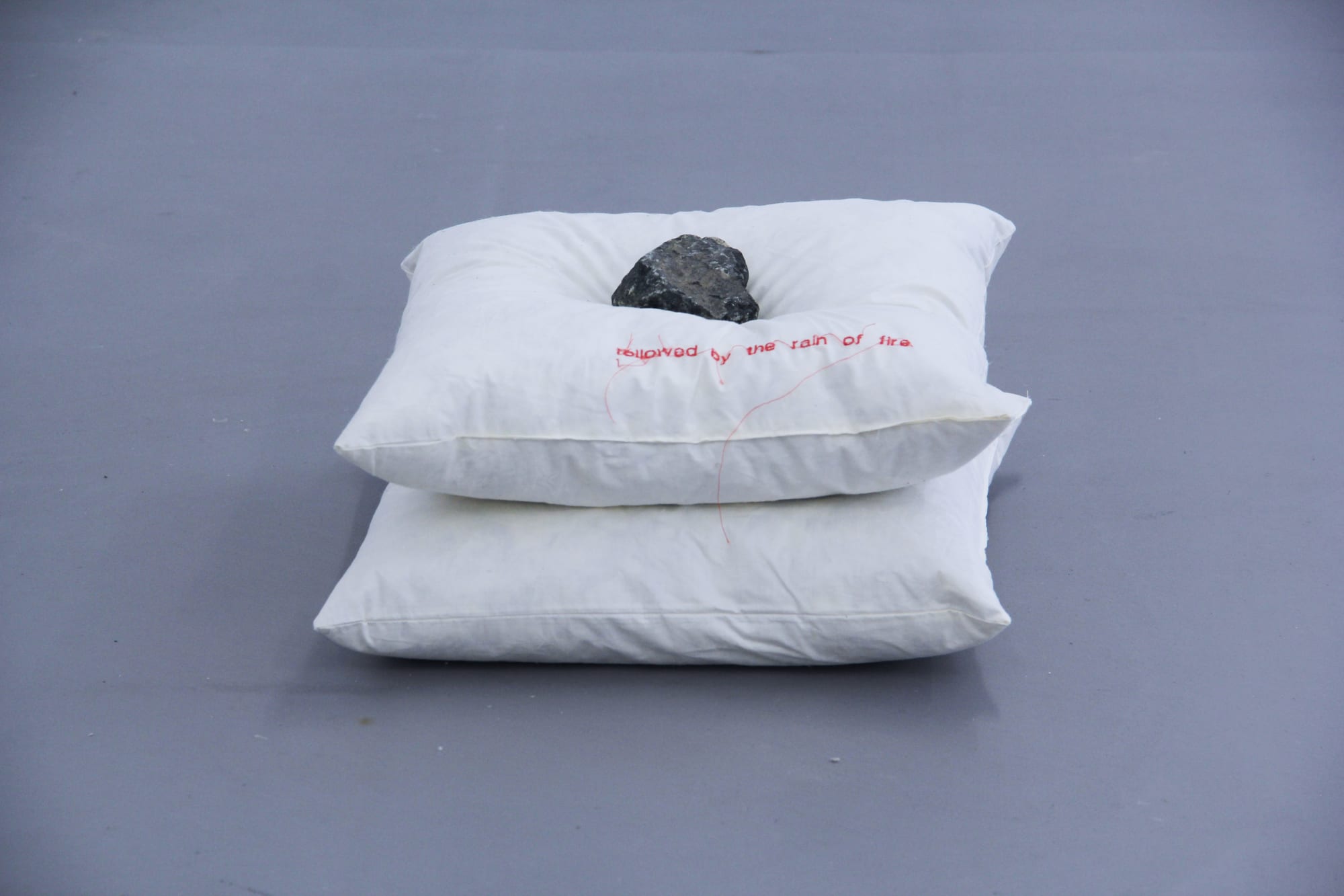 Ai am looking away, Ai head upturned to the stars.